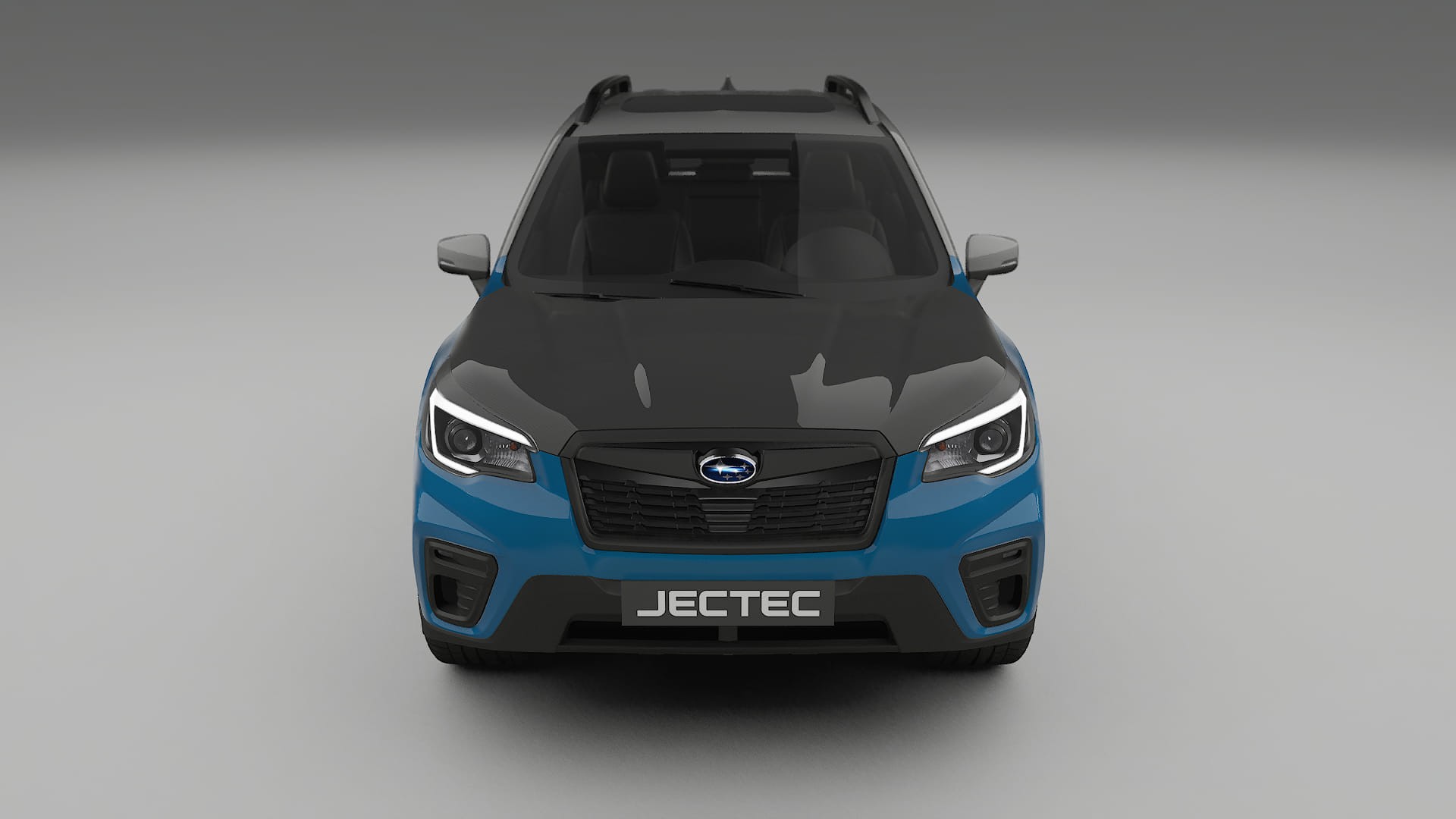 Película de Proteção de Pintura Subaru Forester V SK prefacelift | Kit Frontal CrystalGuard com Capô em Estilo Carbono