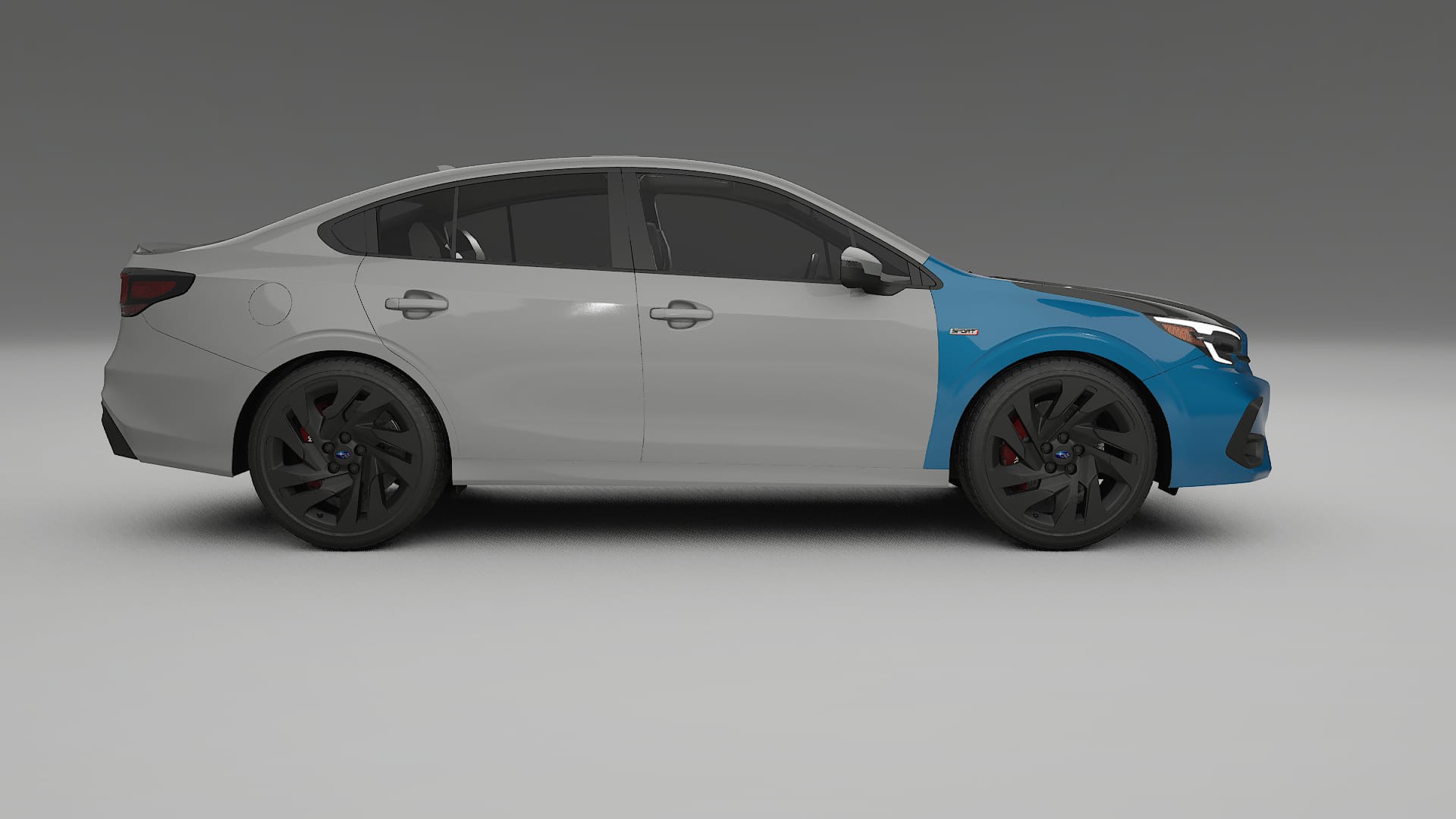 Película de Proteção de Pintura Subaru Legacy BW | Kit Frontal CrystalGuard com Capô em Estilo Carbono 2