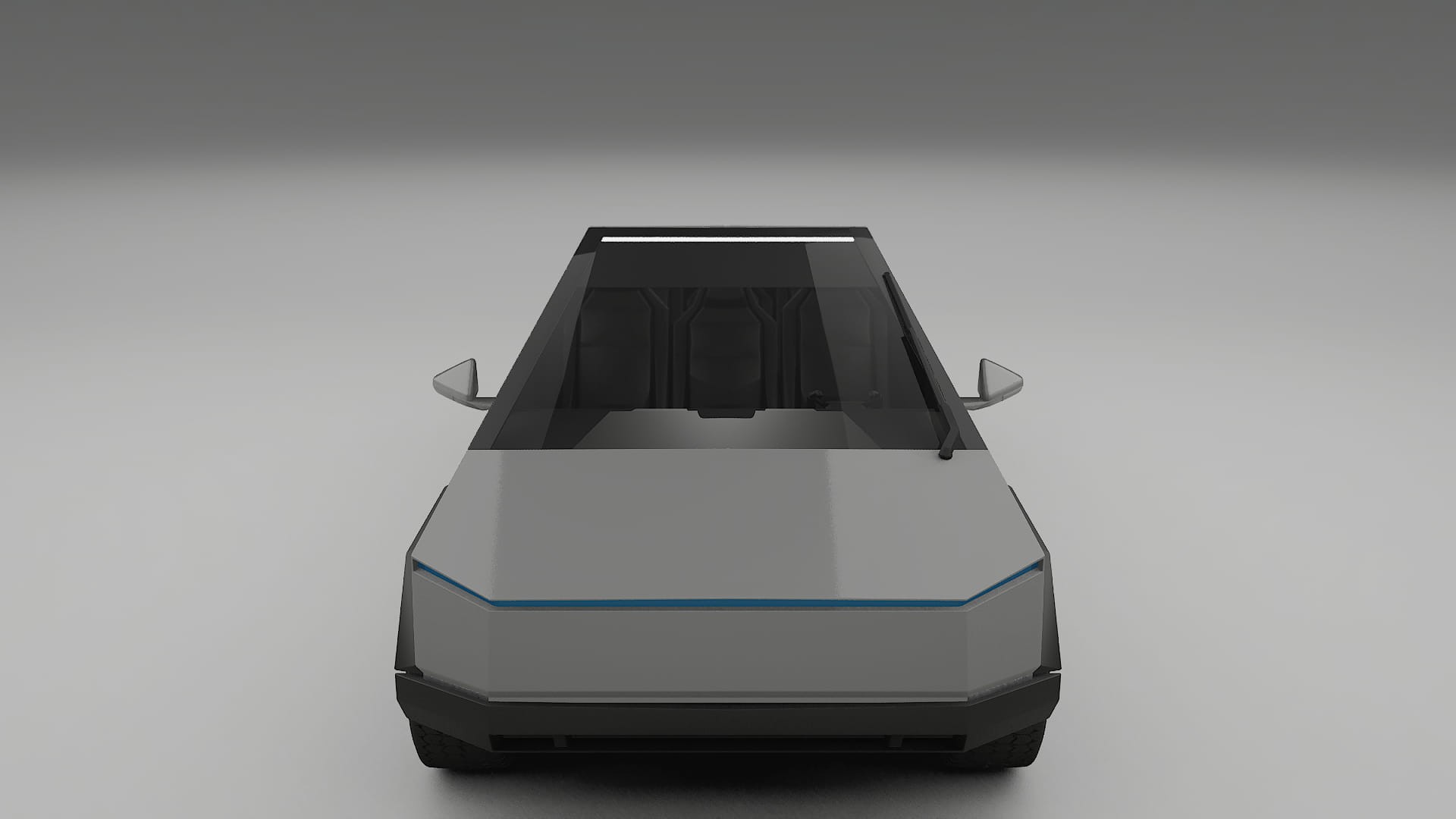 Película de Proteção de Pintura Tesla Cybertruck | Kit Frontal CrystalGuard com Capô em Estilo Carbono