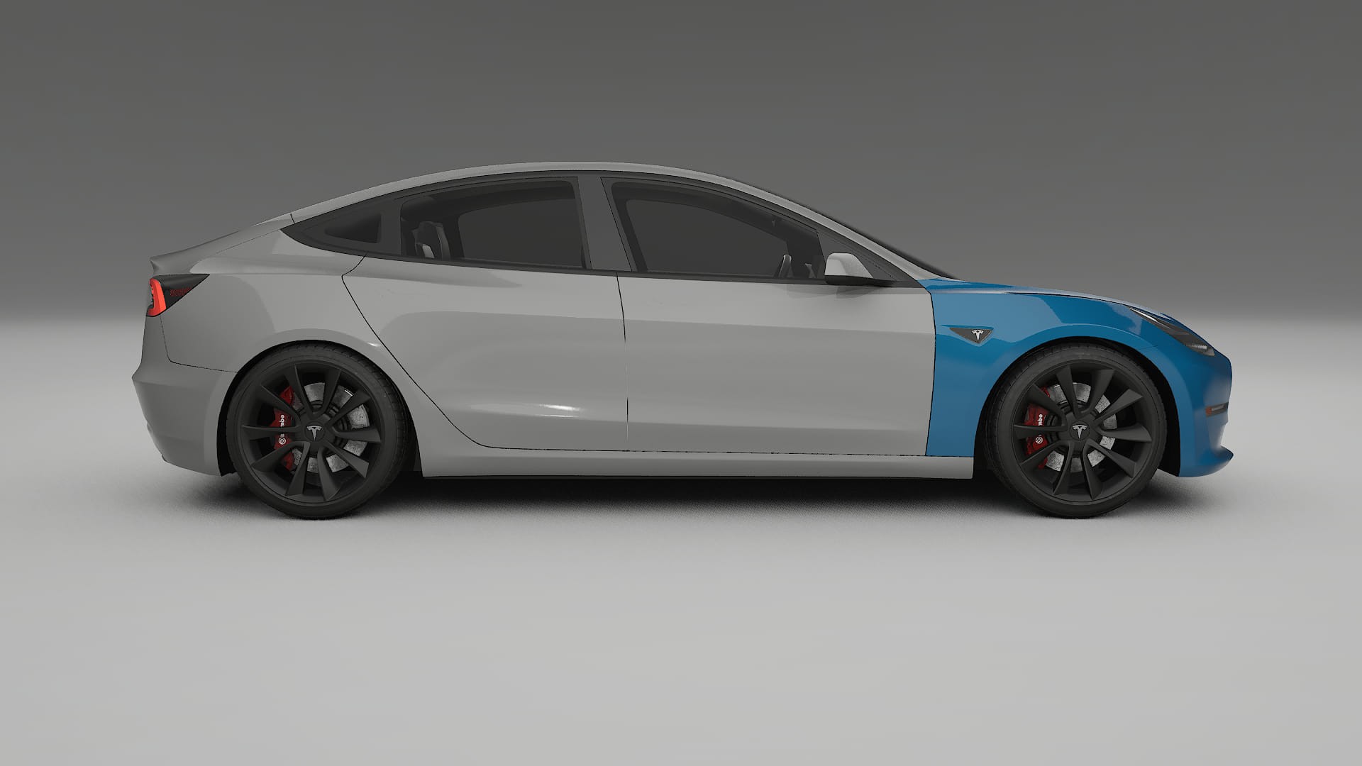 Película de Proteção de Pintura Tesla Model 3 | Kit Frontal CrystalGuard com Capô em Estilo Carbono 2