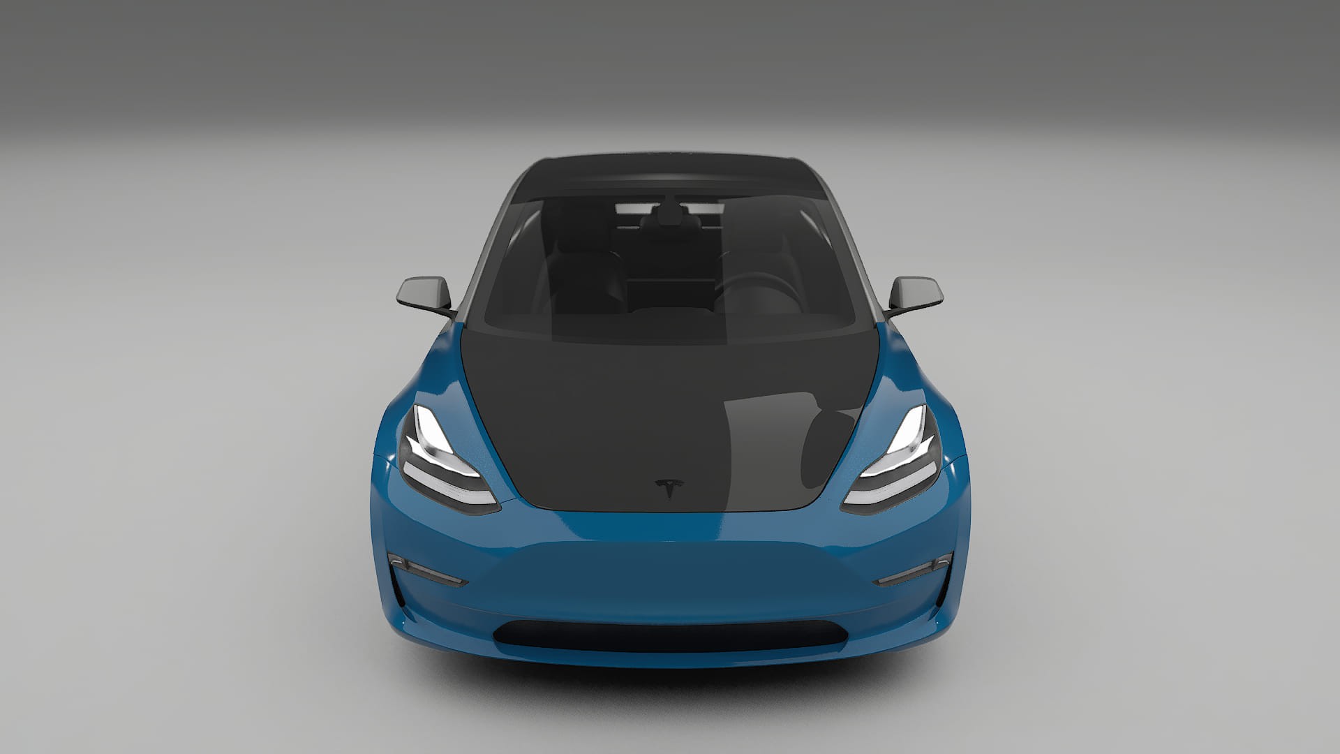 Película de Proteção de Pintura Tesla Model 3 | Kit Frontal CrystalGuard com Capô em Estilo Carbono