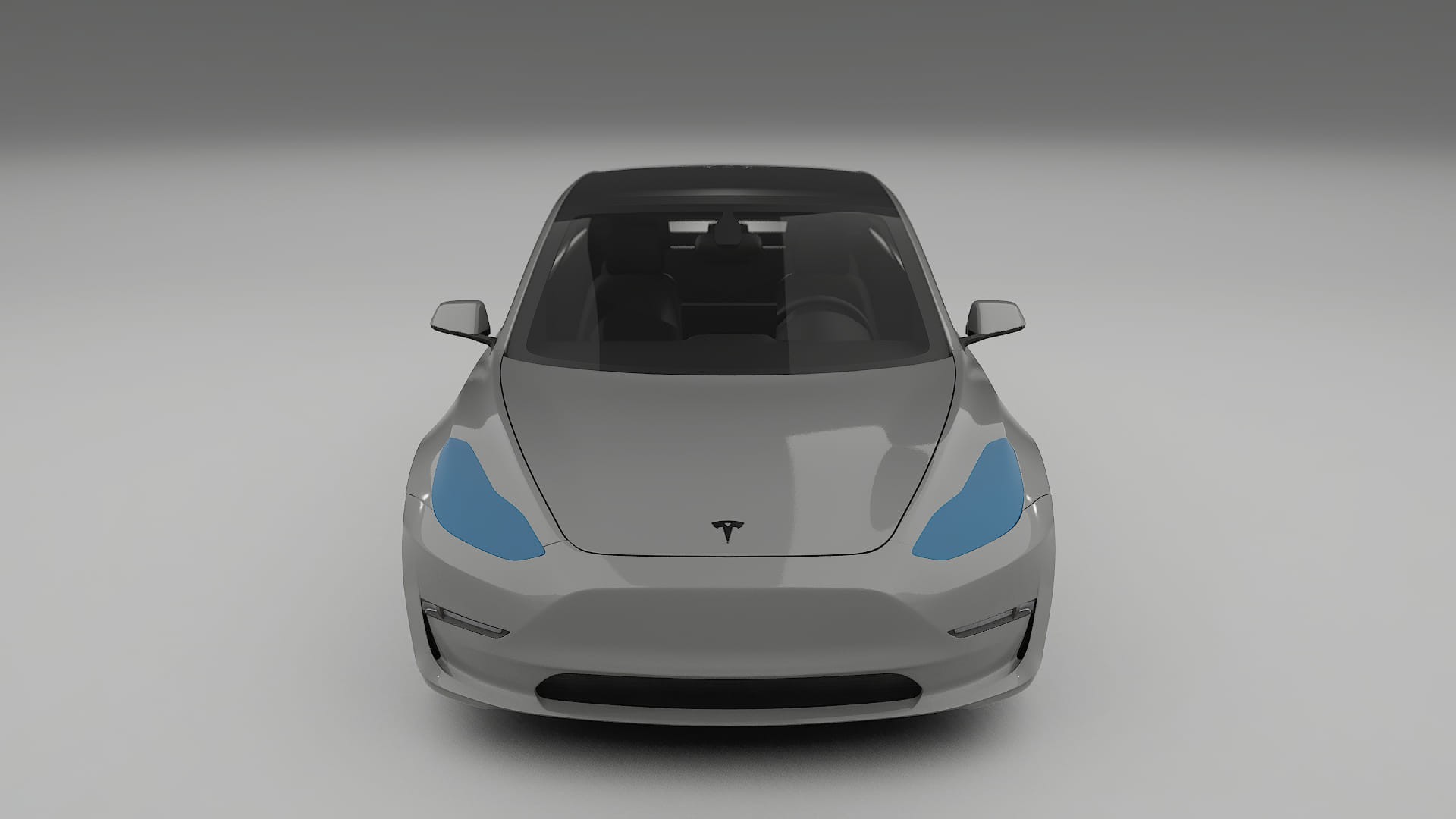 Película de Proteção de Pintura Tesla Model 3 | Kit Frontal CrystalGuard com Capô em Estilo Carbono