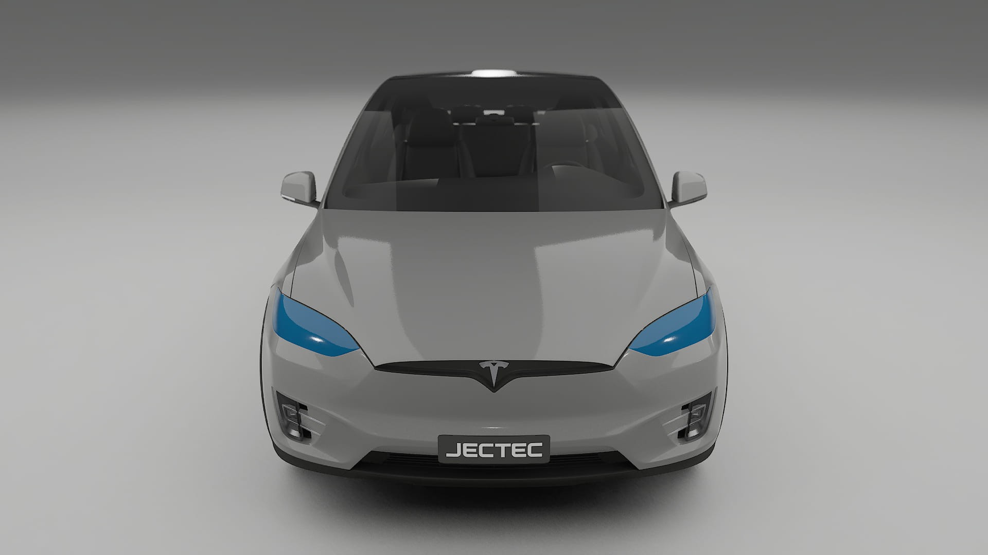 Película de Proteção de Pintura Tesla Model X | Kit Frontal CrystalGuard com Capô em Estilo Carbono