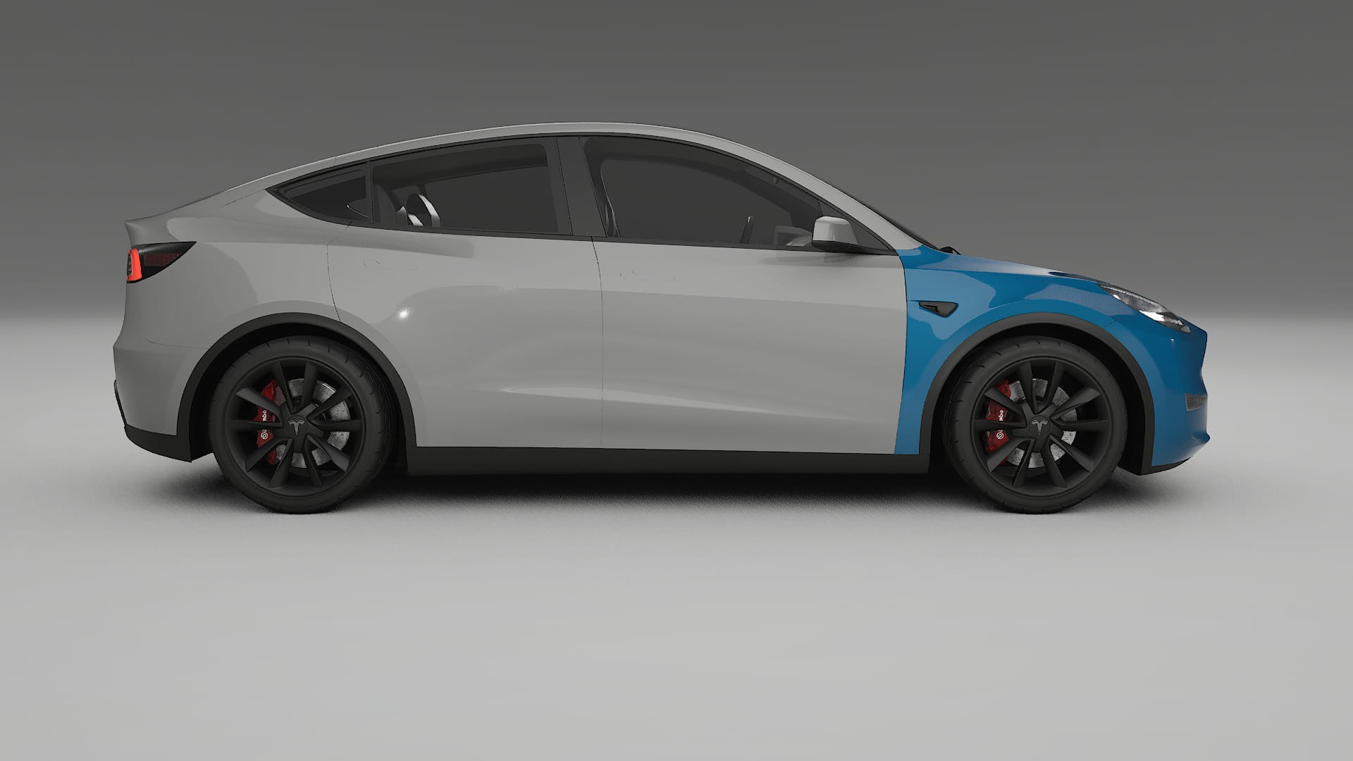 Tesla Model-Y PPF | CrystalGuard Front Kit with Carbon Bonnet 2
