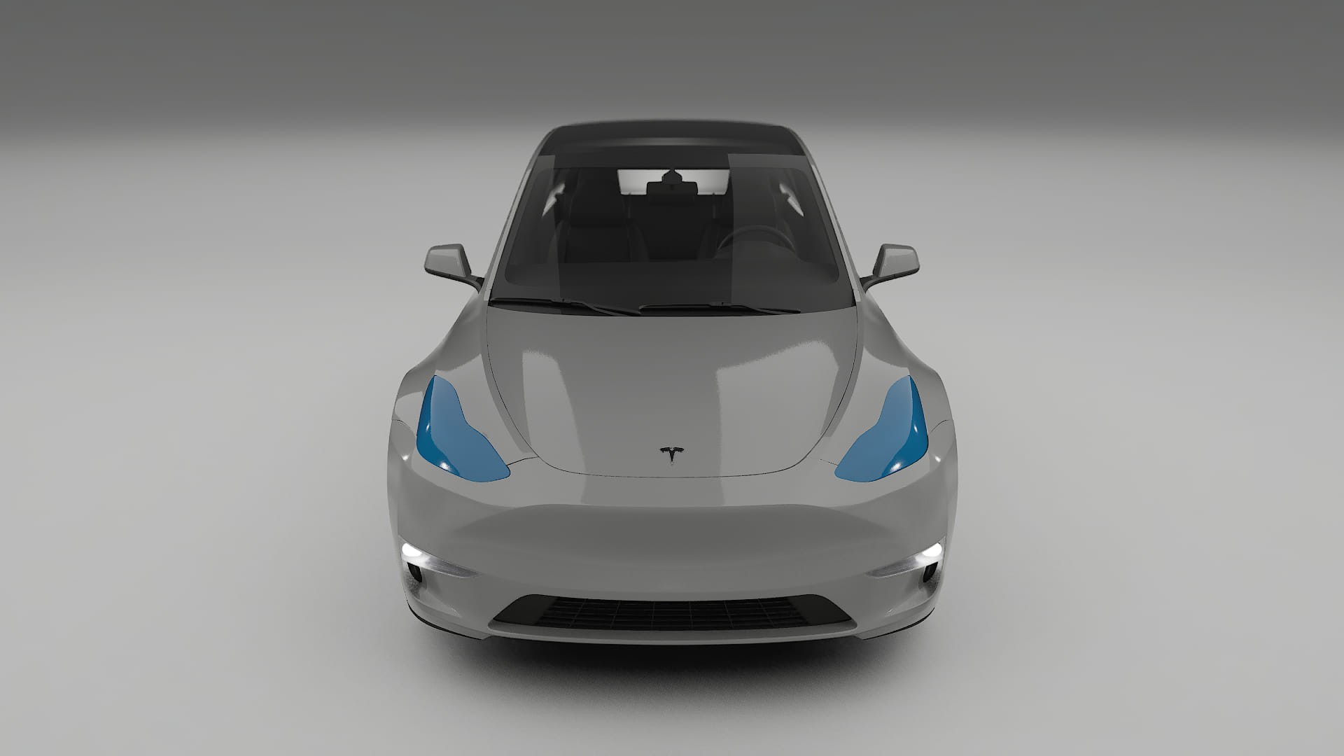 Película de Proteção de Pintura Tesla Model Y | Kit Frontal CrystalGuard com Capô em Estilo Carbono