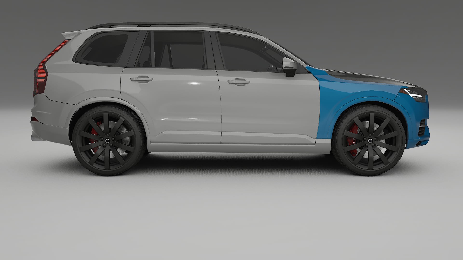 Película de Proteção de Pintura Volvo XC90 SPA | Kit Frontal CrystalGuard com Capô em Estilo Carbono 2