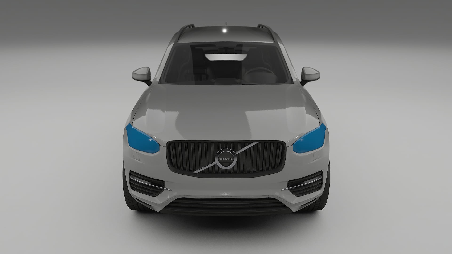 Película de Proteção de Pintura Volvo XC90 SPA | Kit Frontal CrystalGuard com Capô em Estilo Carbono
