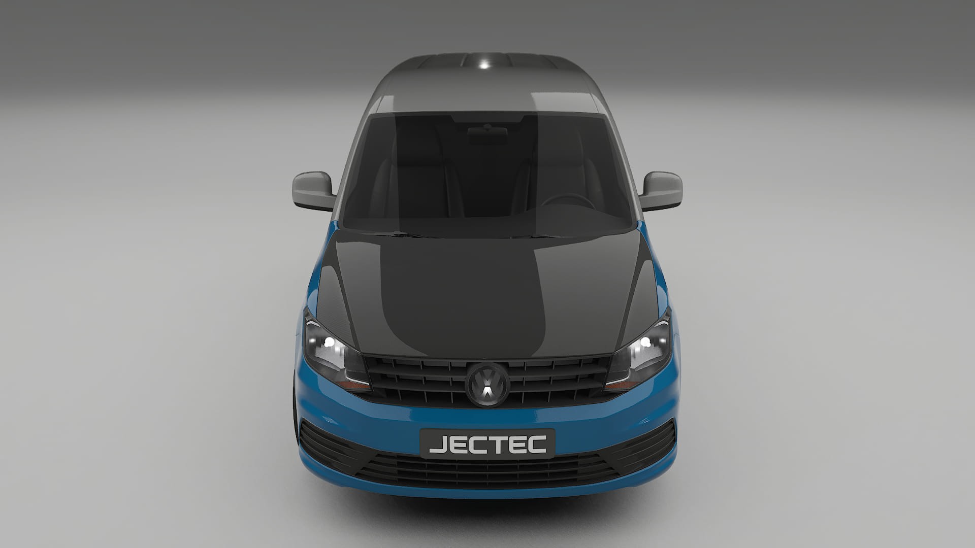 Película de Proteção de Pintura VW Caddy Maxi SB | Kit Frontal CrystalGuard com Capô em Estilo Carbono