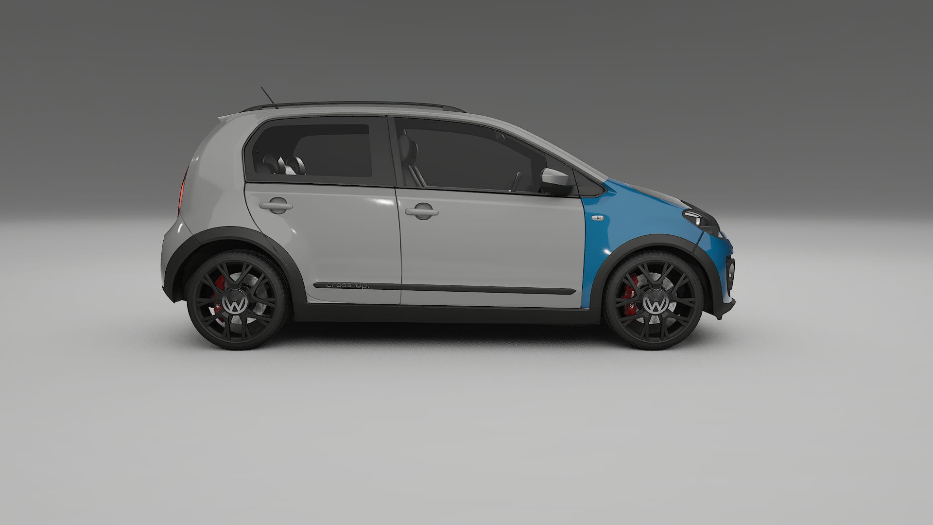 Película de Proteção de Pintura VW Cross Up | Kit Frontal CrystalGuard com Capô em Estilo Carbono