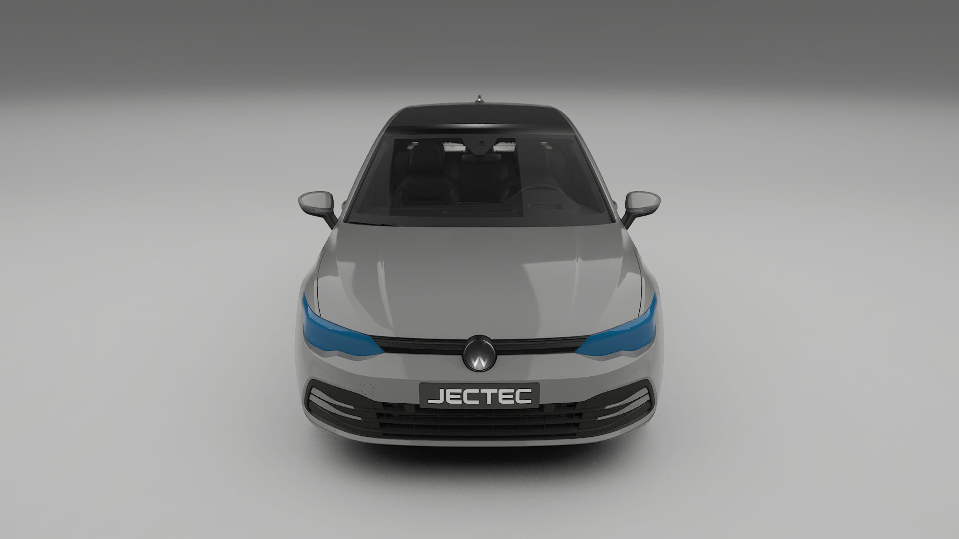 Película de Proteção de Pintura VW Golf Mk8 | Kit Frontal CrystalGuard com Capô em Estilo Carbono