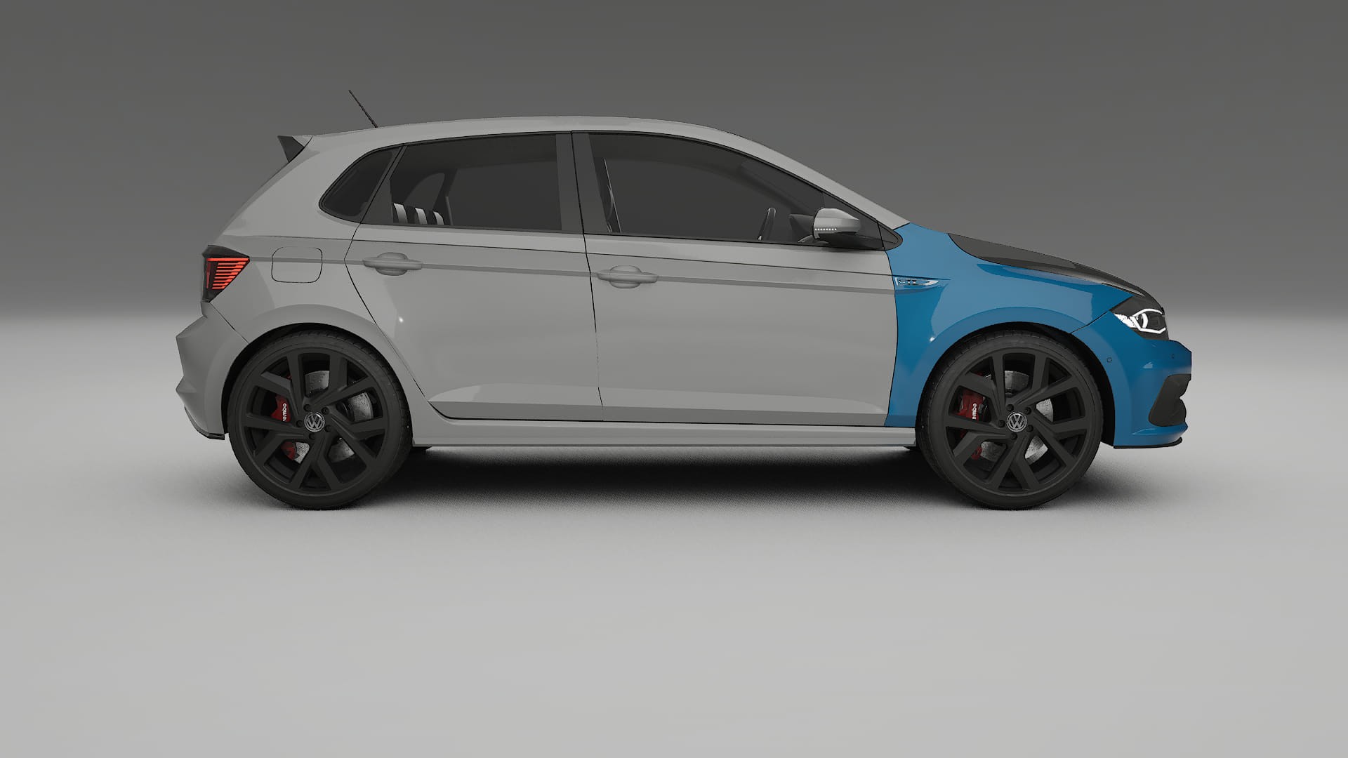 Película de Proteção de Pintura VW Polo GTI VI | Kit Frontal CrystalGuard com Capô em Estilo Carbono 2