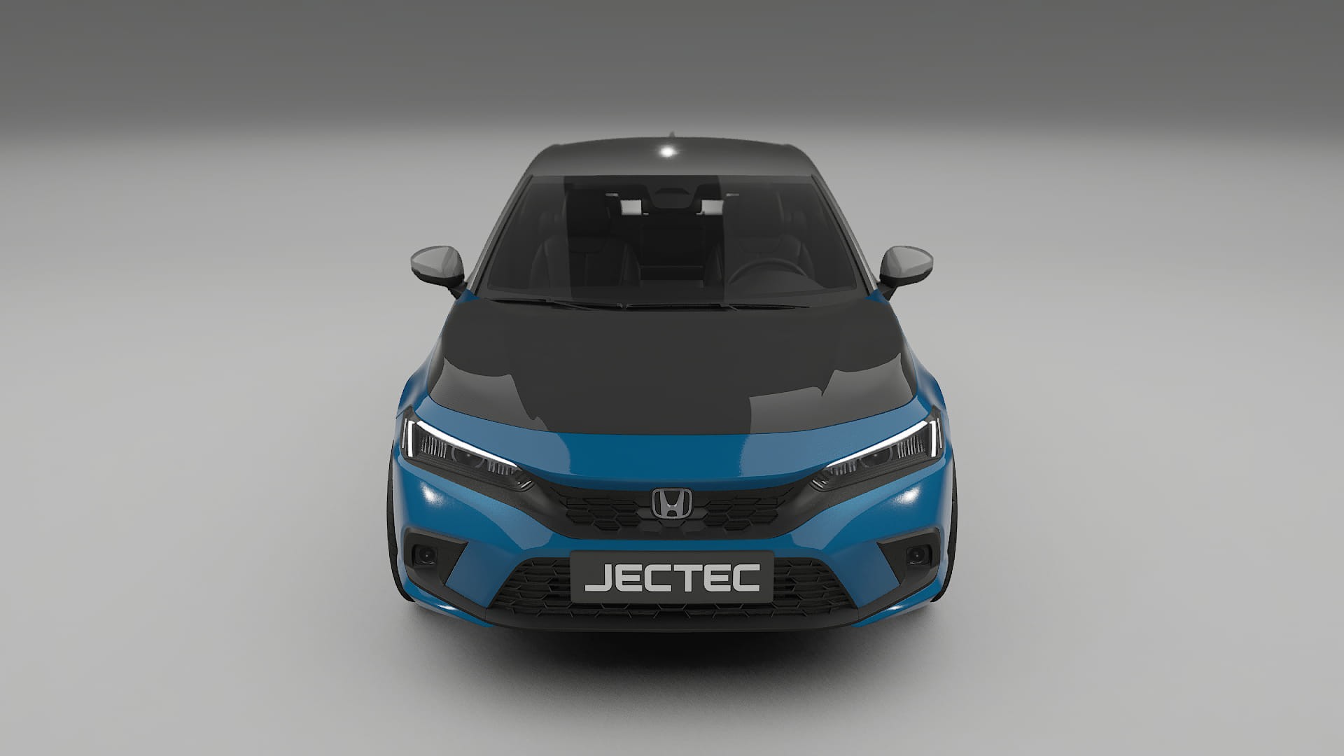 Película de Proteção de Pintura Honda Civic hatchback | Kit Frontal CrystalGuard com Capô em Estilo Carbono