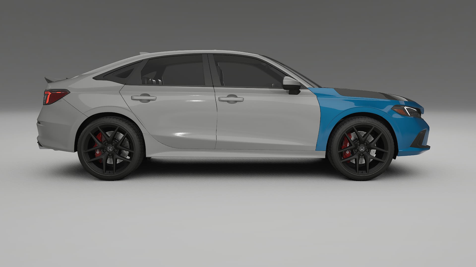 Película de Proteção de Pintura Honda Civic Si | Kit Frontal CrystalGuard com Capô em Estilo Carbono
