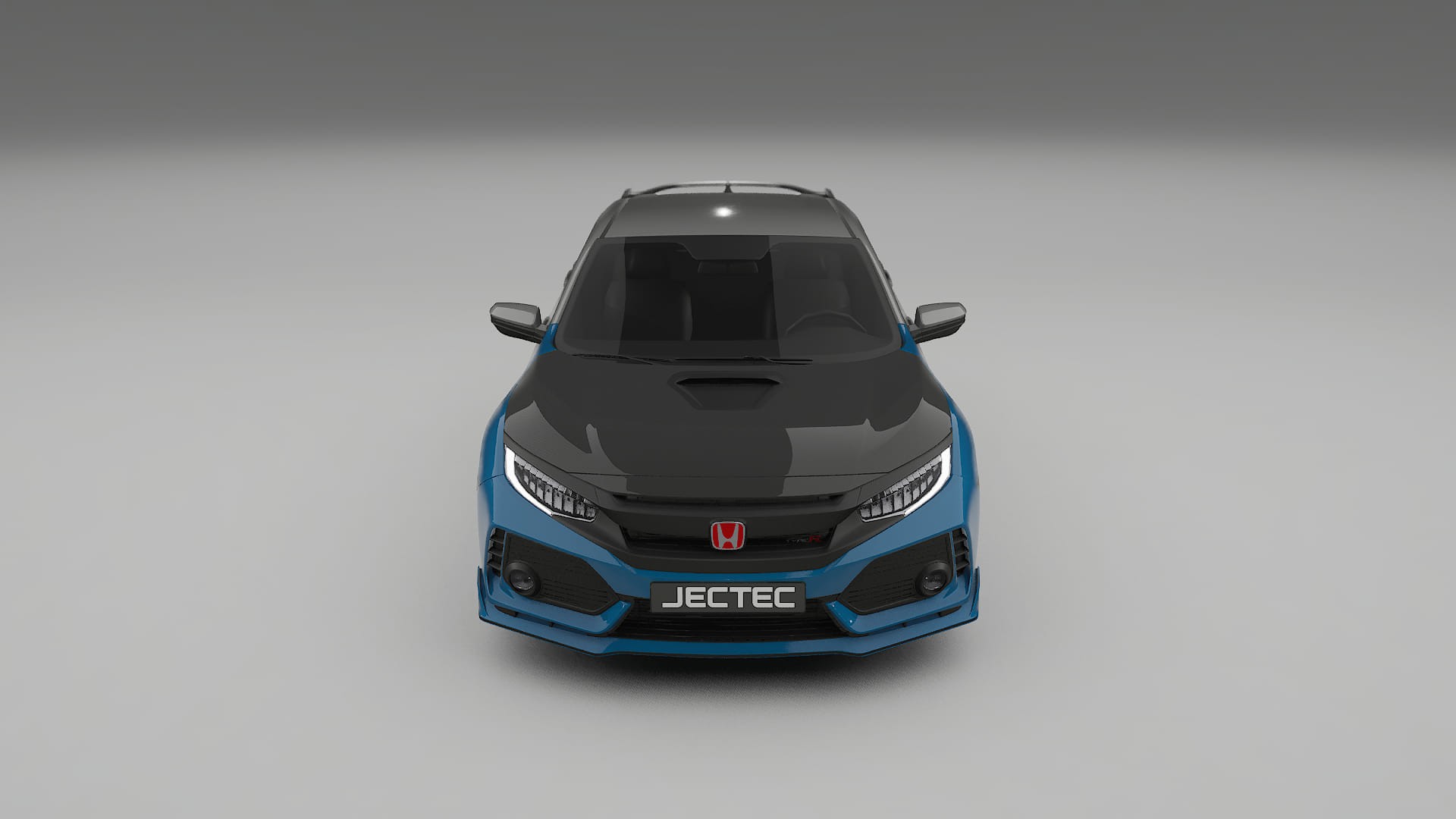 Película de Proteção de Pintura Honda Civic Type-R | Kit Frontal CrystalGuard com Capô em Estilo Carbono