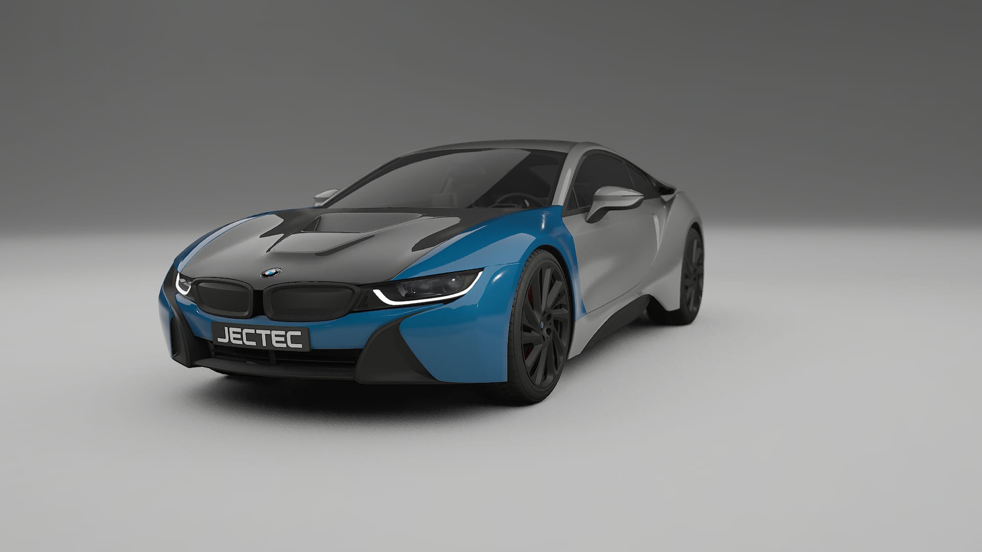 Película de Proteção de Pintura BMW I8 I12 | Kit Frontal CrystalGuard com Capô em Estilo Carbono