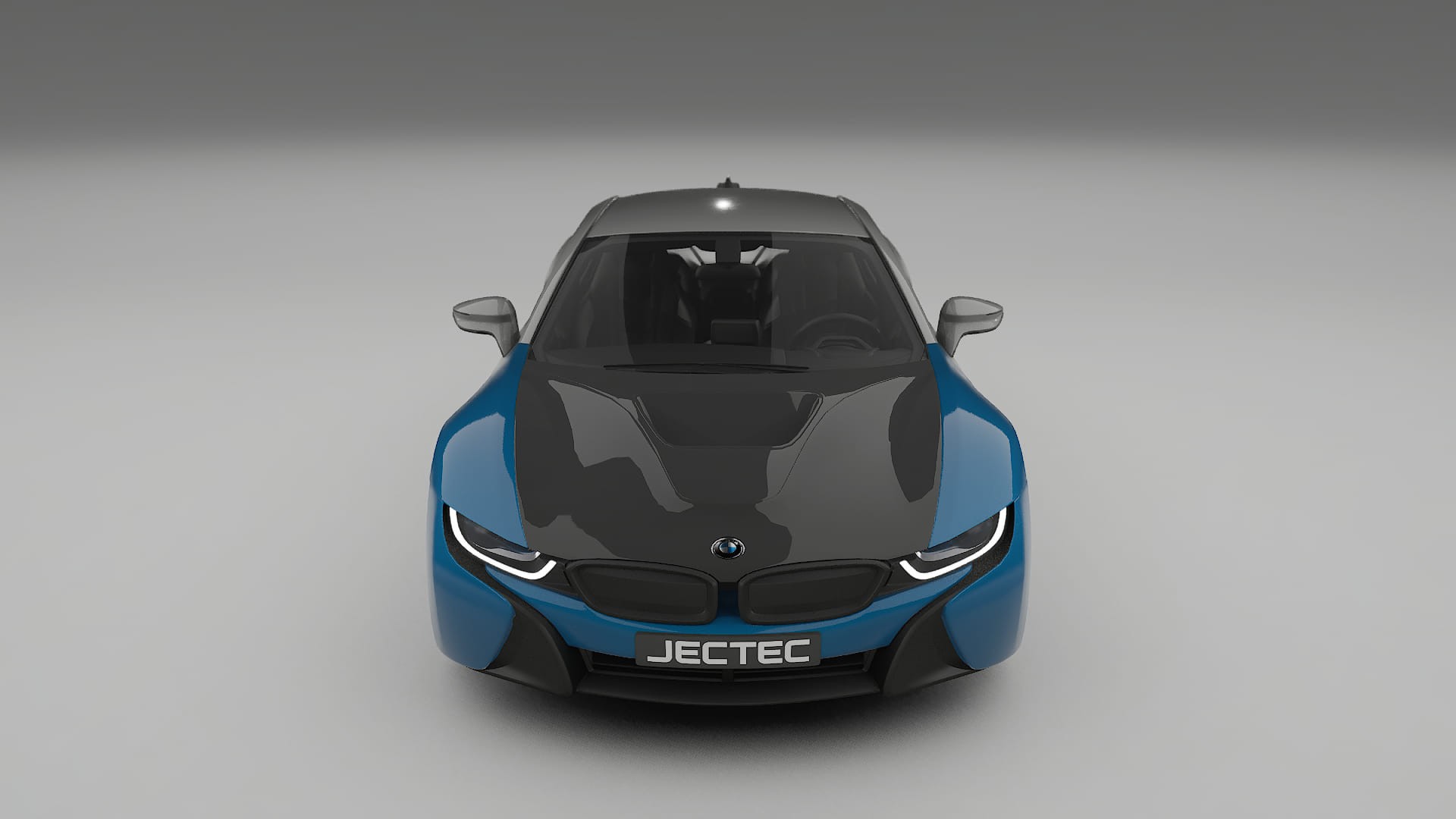 Película de Proteção de Pintura BMW I8 I12 | Kit Frontal CrystalGuard com Capô em Estilo Carbono