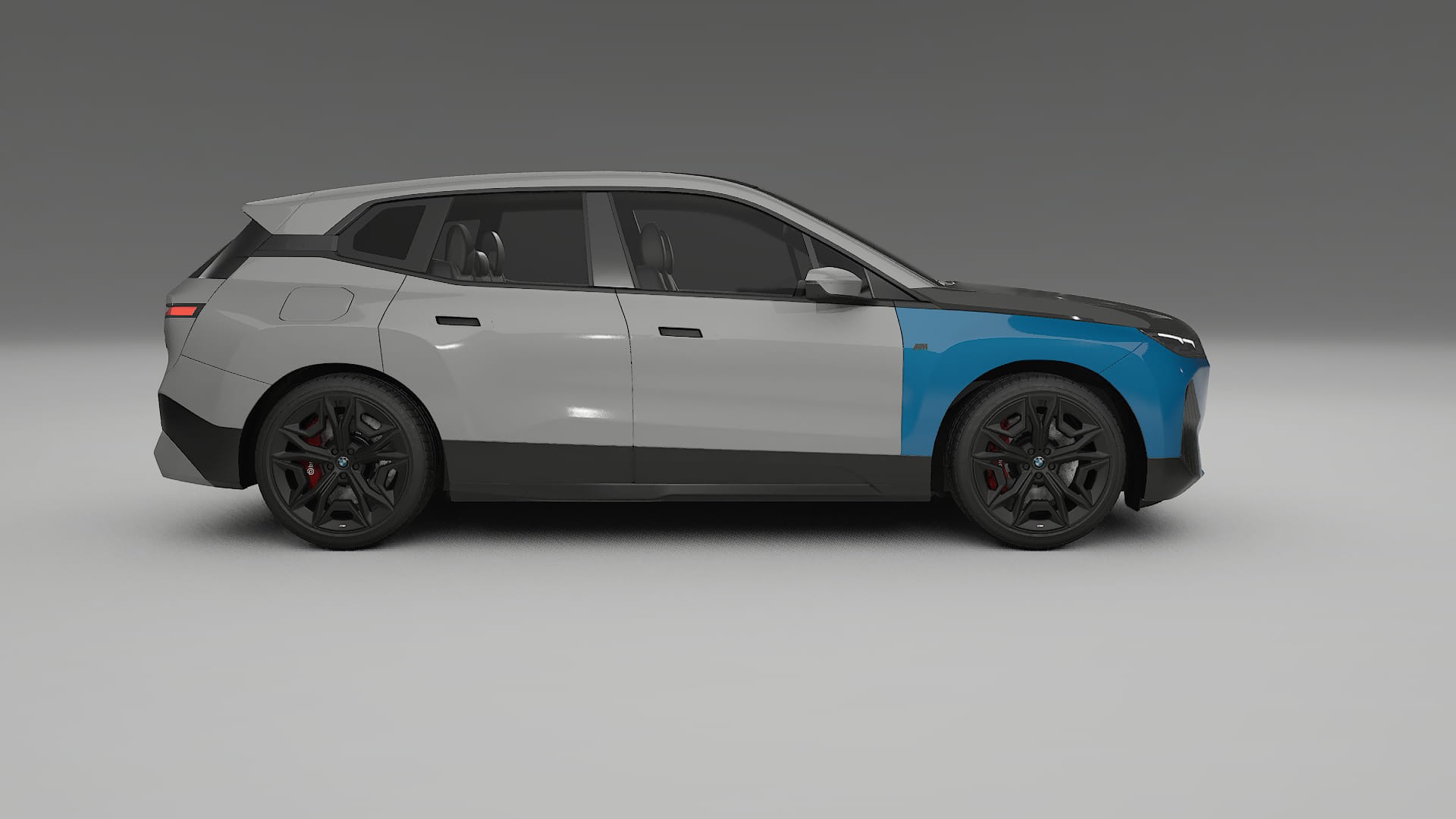 Película de Proteção de Pintura BMW iX M60 | Kit Frontal CrystalGuard com Capô em Estilo Carbono