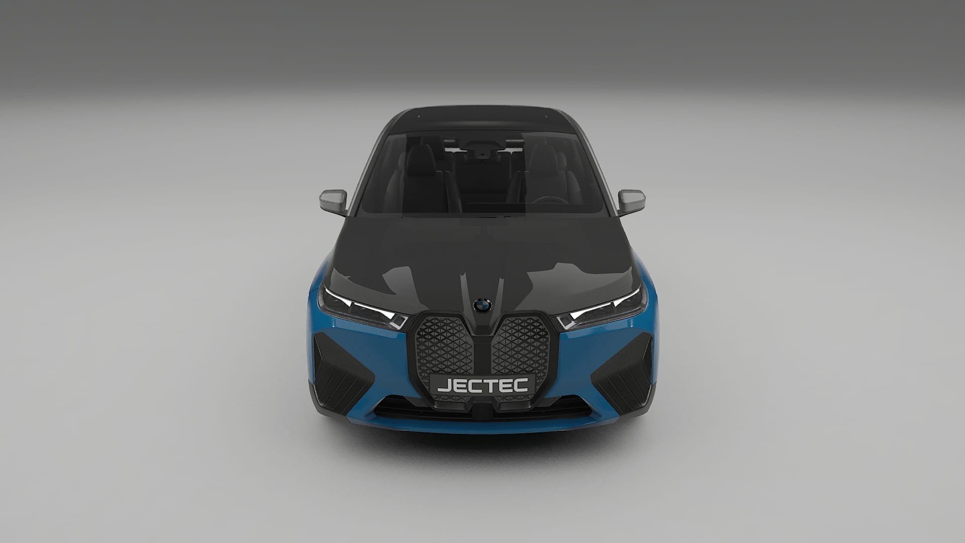 Película de Proteção de Pintura BMW iX M60 | Kit Frontal CrystalGuard com Capô em Estilo Carbono