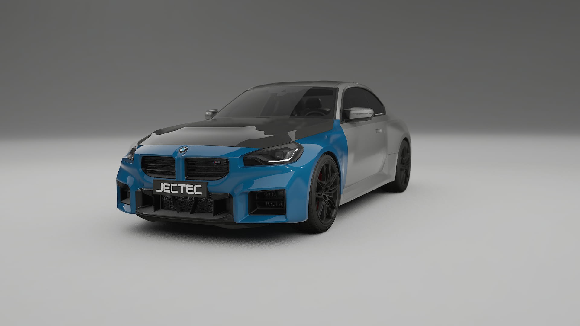 Película de Proteção de Pintura BMW M2 G87 | Kit Frontal CrystalGuard com Capô em Estilo Carbono