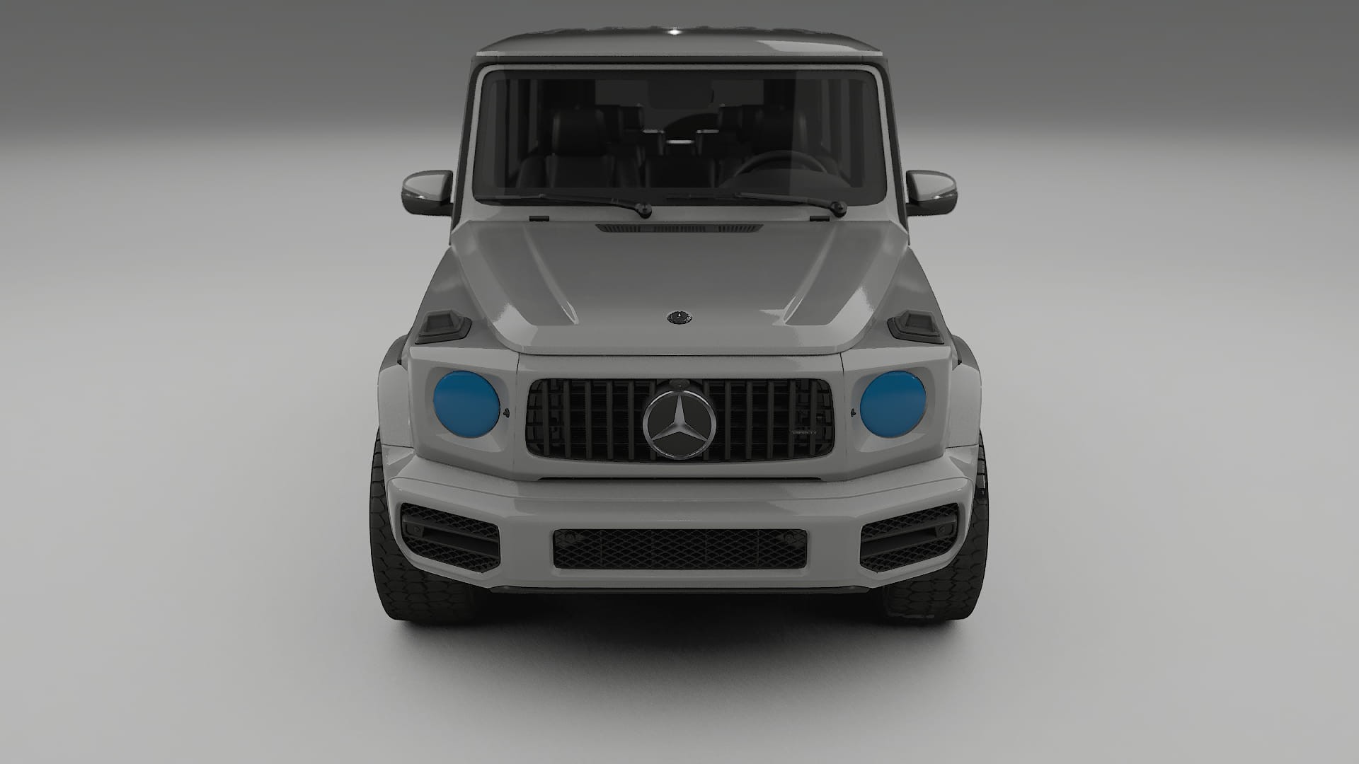 Película de Proteção de Pintura Mercedes G63 AMG W463A | CrystalGuard TPU Transparente PPF Kit de Proteção Frontal