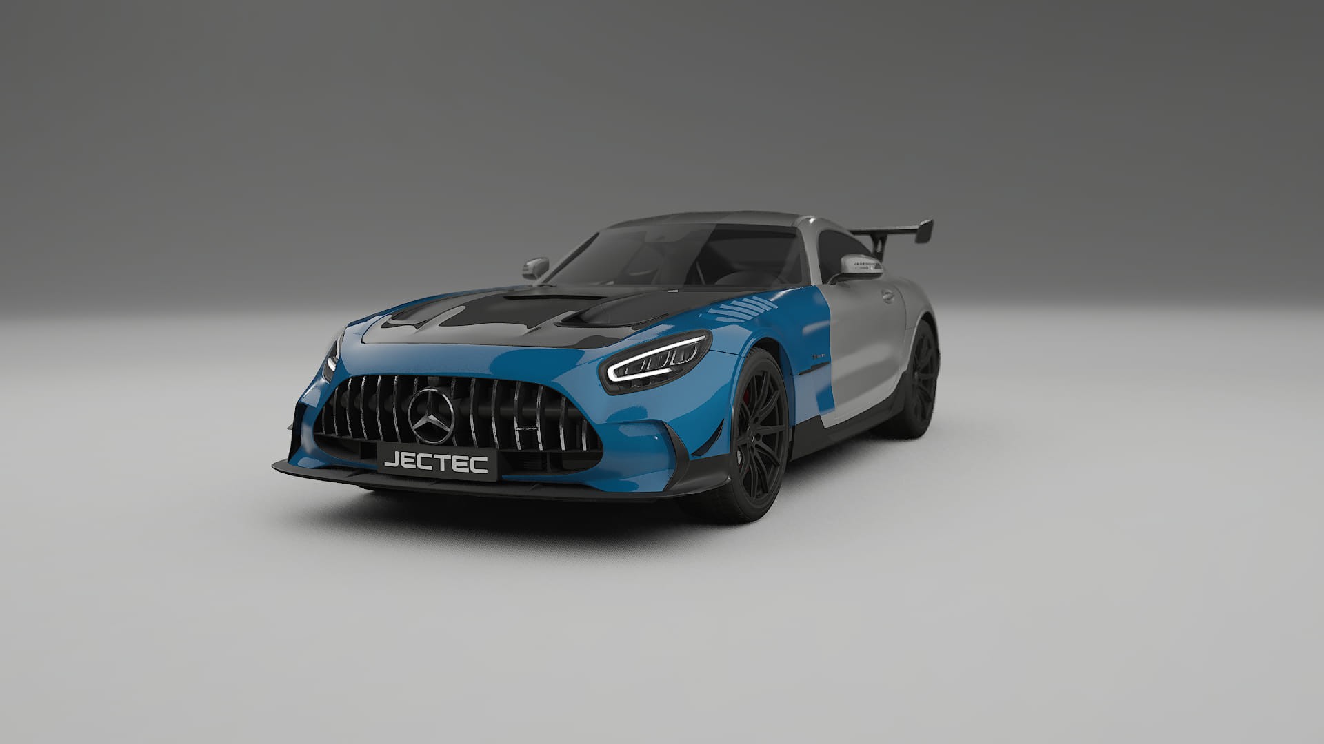 Película de Proteção de Pintura Mercedes AMG GT Black Series C192 coupe | Kit Frontal CrystalGuard com Capô em Estilo Carbon