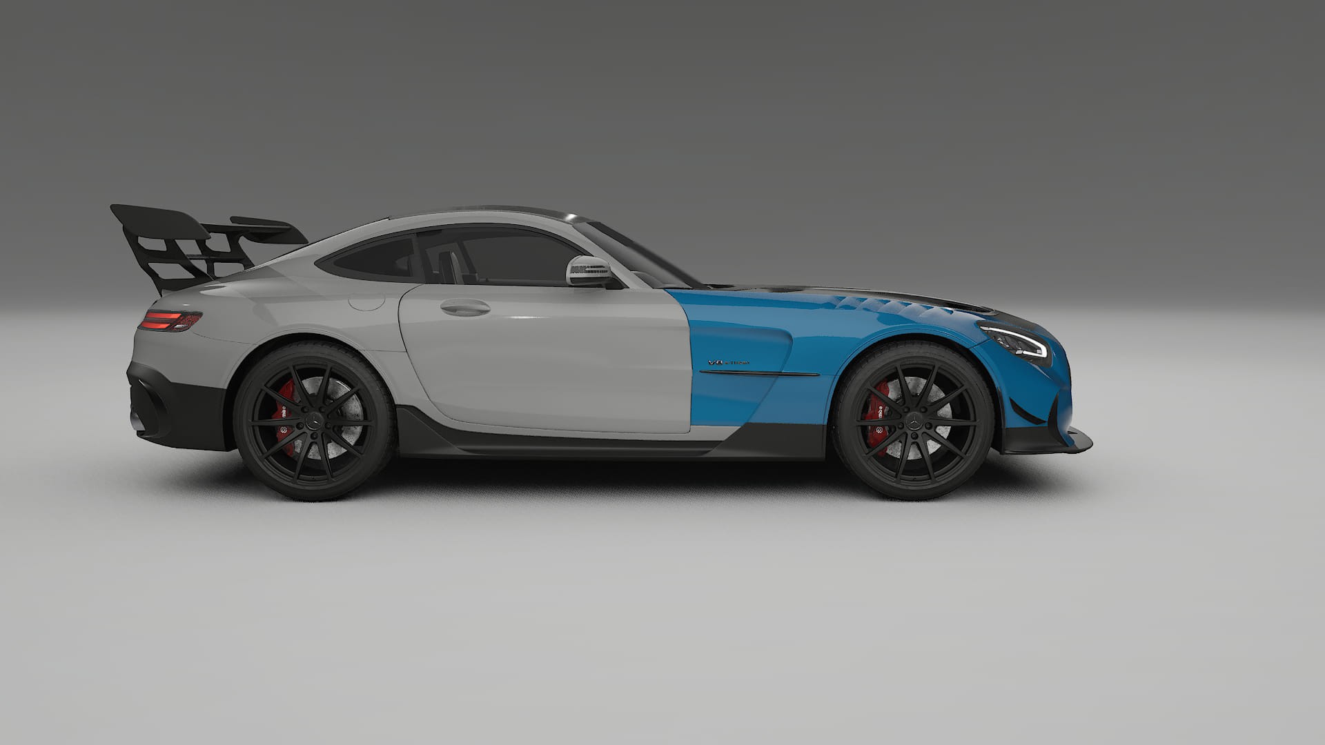 Película de Proteção de Pintura Mercedes AMG GT Black Series C192 coupe | Kit Frontal CrystalGuard com Capô em Estilo Carbon 2