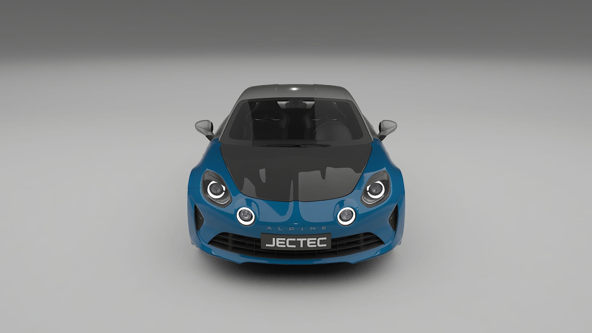 Película de Proteção de Pintura Renault Alpine A110 | Kit Frontal CrystalGuard com Capô em Estilo Carbono