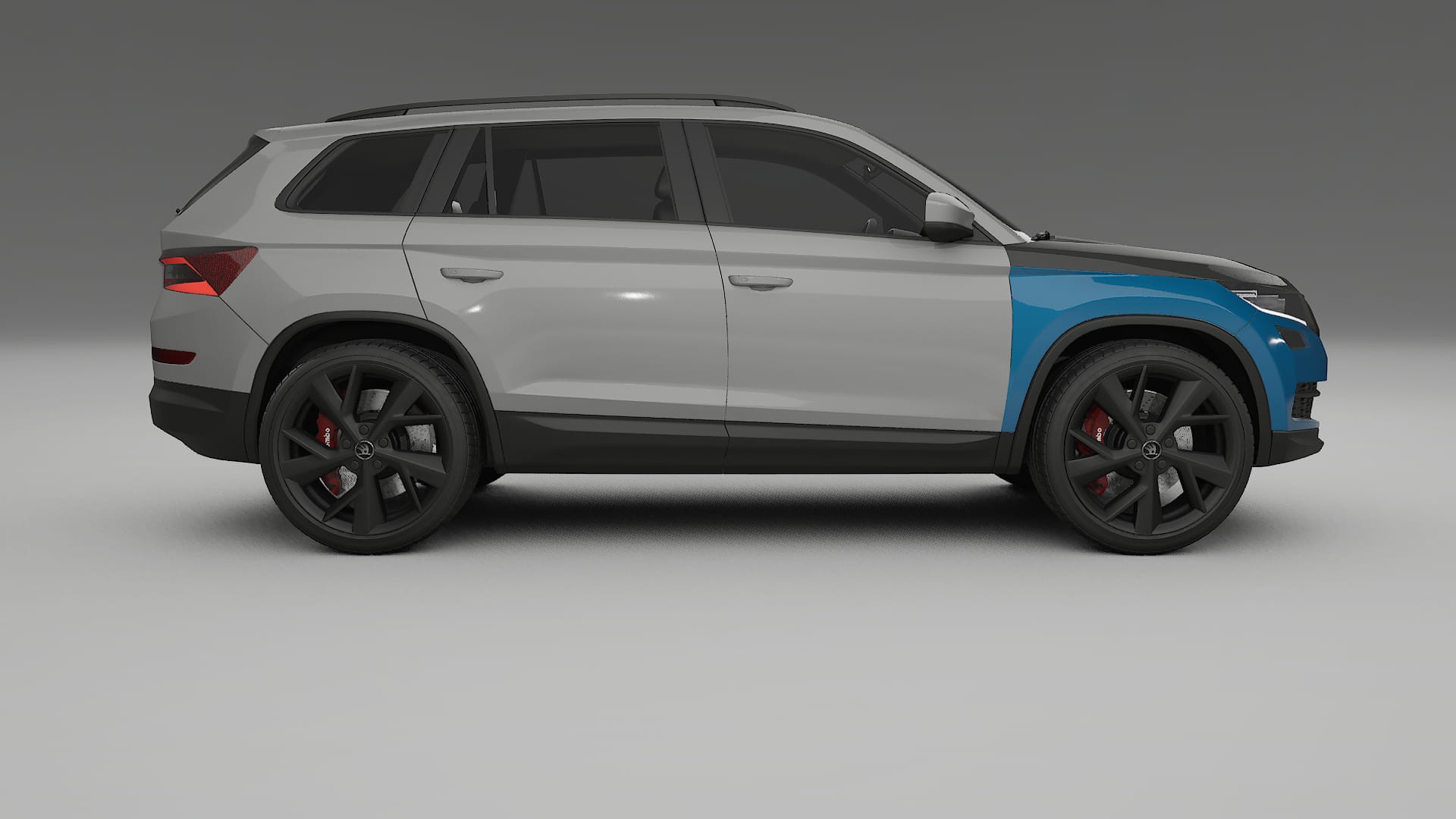 Película de Proteção de Pintura Škoda Kodiaq NS7 | Kit Frontal CrystalGuard com Capô em Estilo Carbono 2