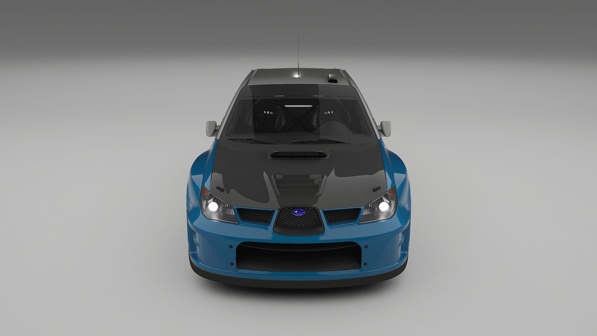 Película de Proteção de Pintura Subaru Impreza WRC GD | Kit Frontal CrystalGuard com Capô em Estilo Carbono