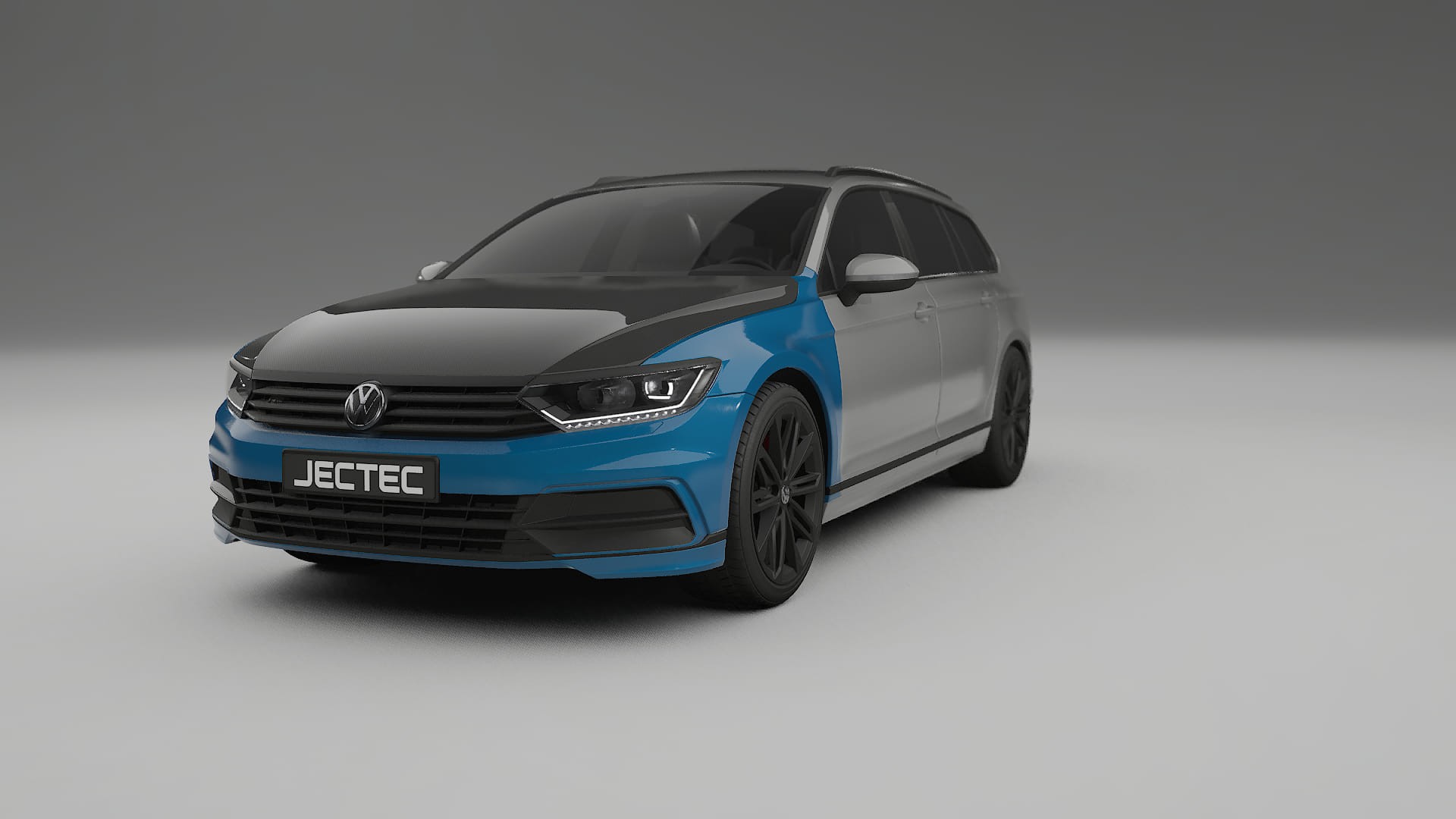 Película de Proteção de Pintura VW Passat VariantR B8 | Kit Frontal CrystalGuard com Capô em Estilo Carbono