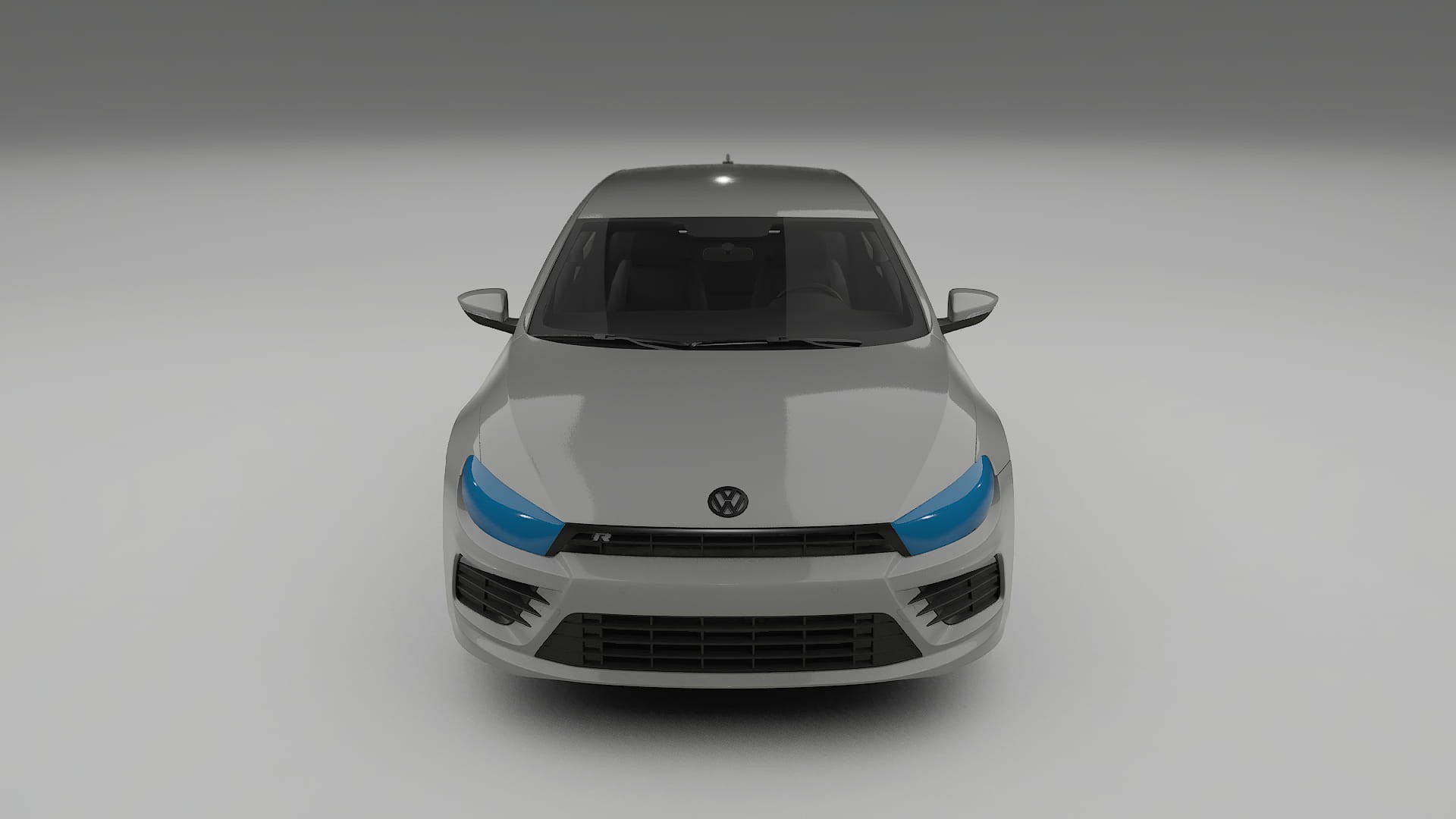 Película de Proteção de Pintura VW Scirocco R III | Kit Frontal CrystalGuard com Capô em Estilo Carbono