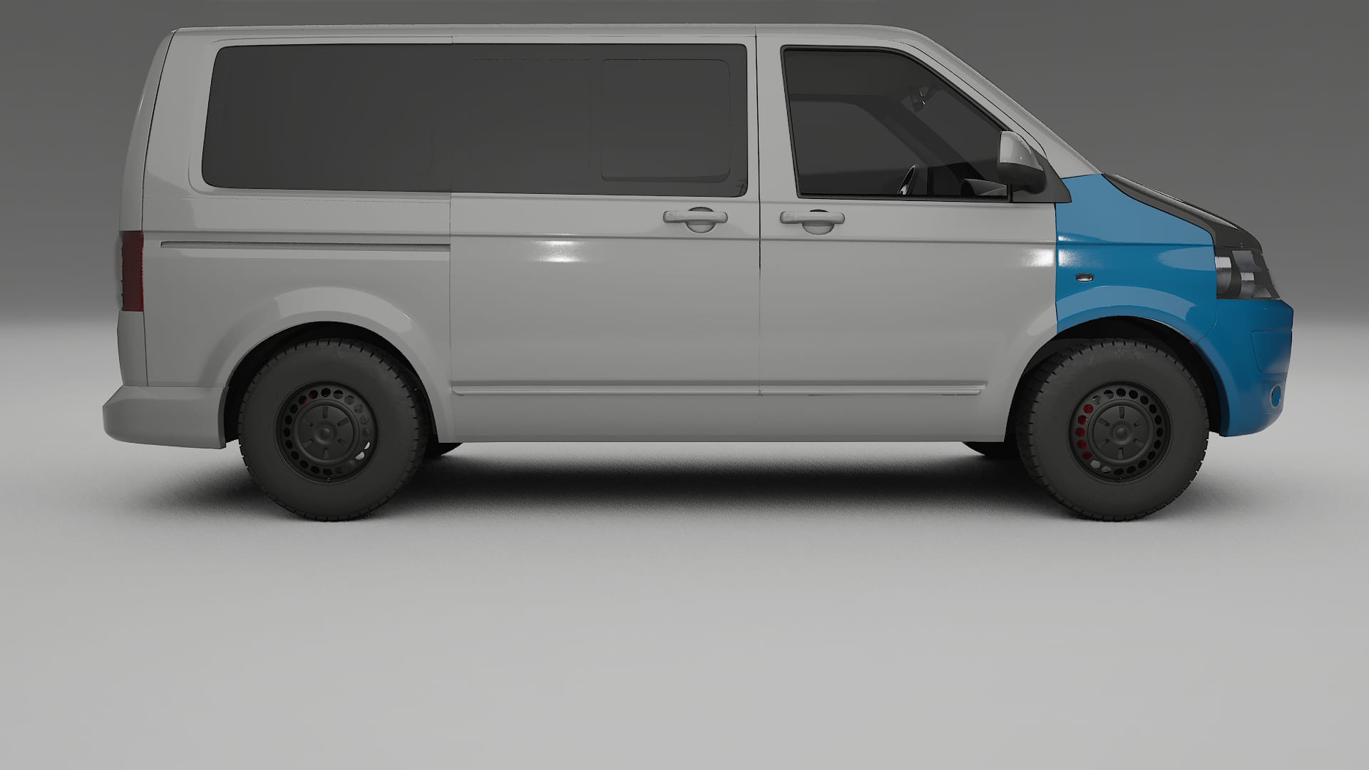 Película de Proteção de Pintura VW Transporter T5 Caravelle | Kit Frontal CrystalGuard com Capô em Estilo Carbono 2