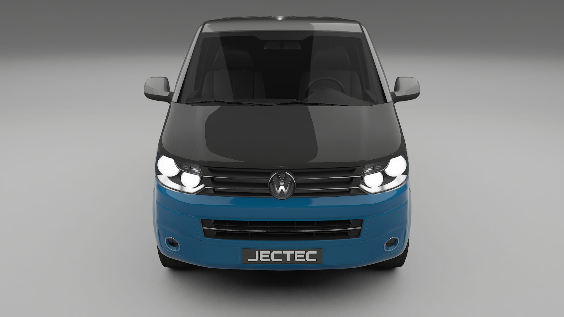 Película de Proteção de Pintura VW Transporter T5 Caravelle | Kit Frontal CrystalGuard com Capô em Estilo Carbono