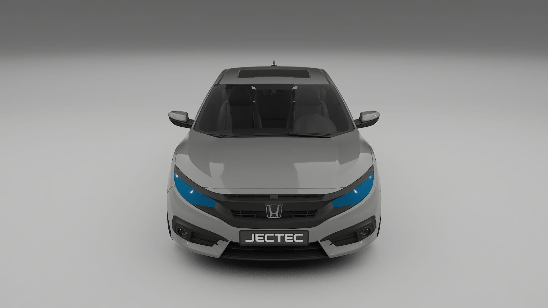 Película de Proteção de Pintura Honda Civic coupe prefacelift | Kit Frontal CrystalGuard com Capô em Estilo Carbono