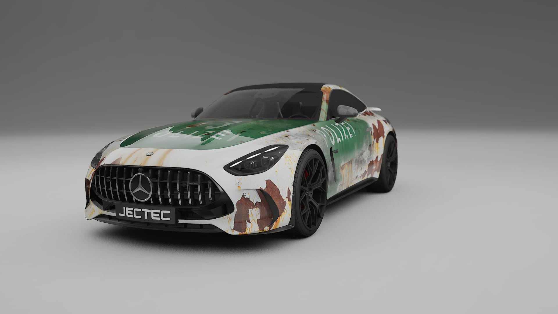 Mercedes AMG GT Coupe C192 COBRA 11 – Kit Wrap PPF Personalizado em Filme de Poliuretano Imprimível