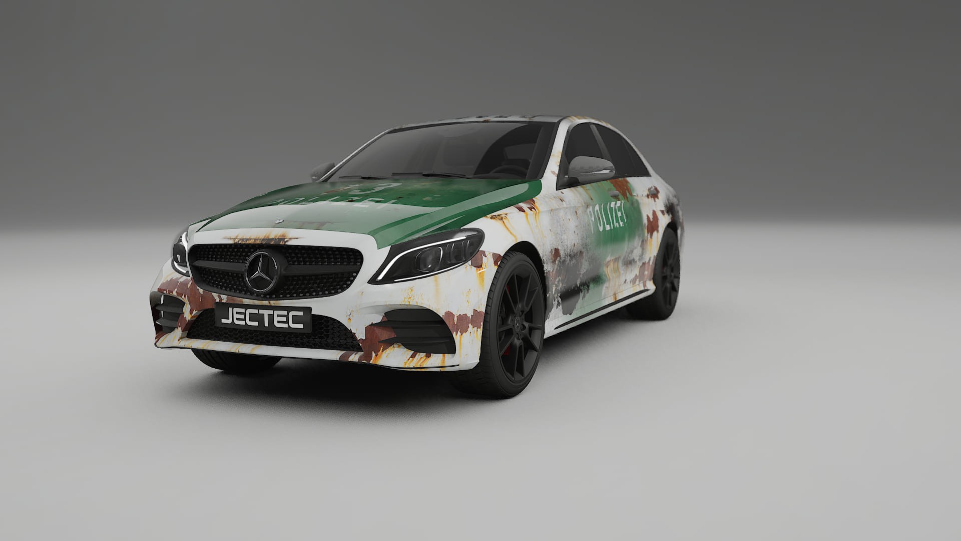 Mercedes C-class W205 AMG sedan COBRA 11 – Kit Wrap PPF Personalizado em Filme de Poliuretano Imprimível