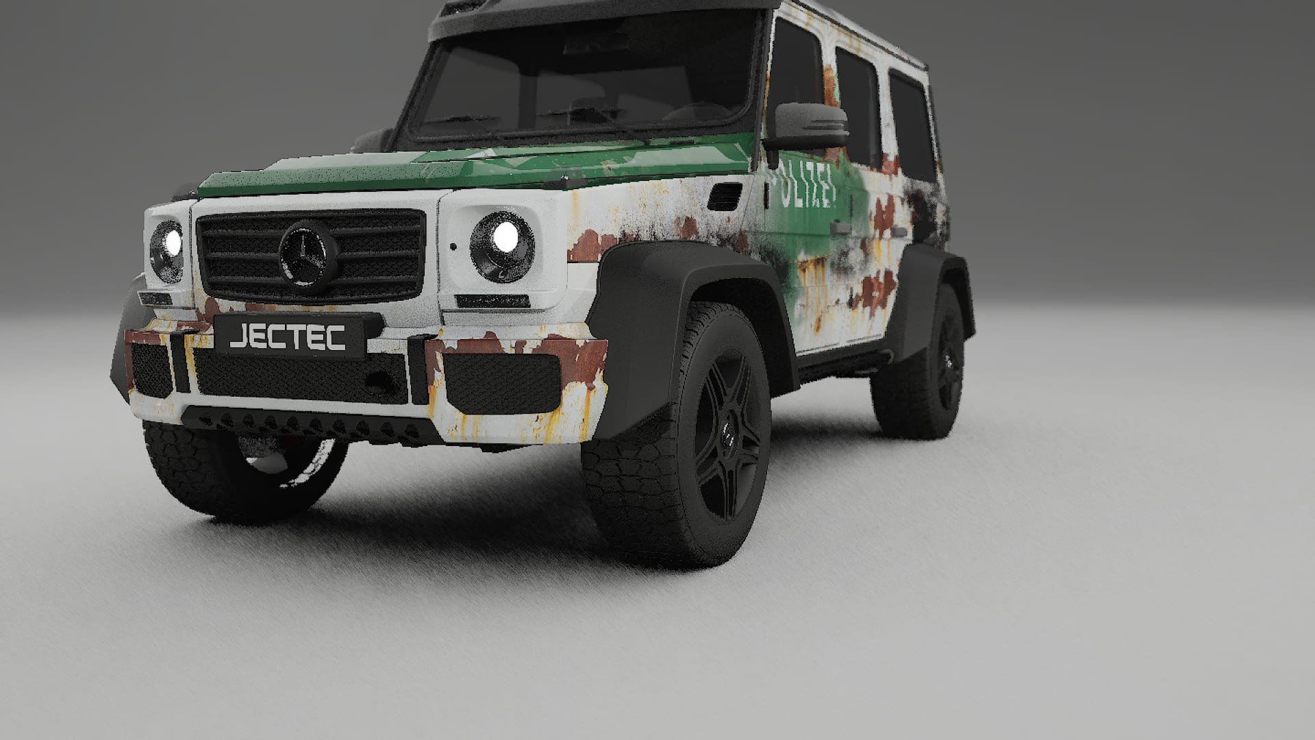 Mercedes G-class 4x4 W463 COBRA 11 – Kit Wrap PPF Personalizado em Filme de Poliuretano Imprimível