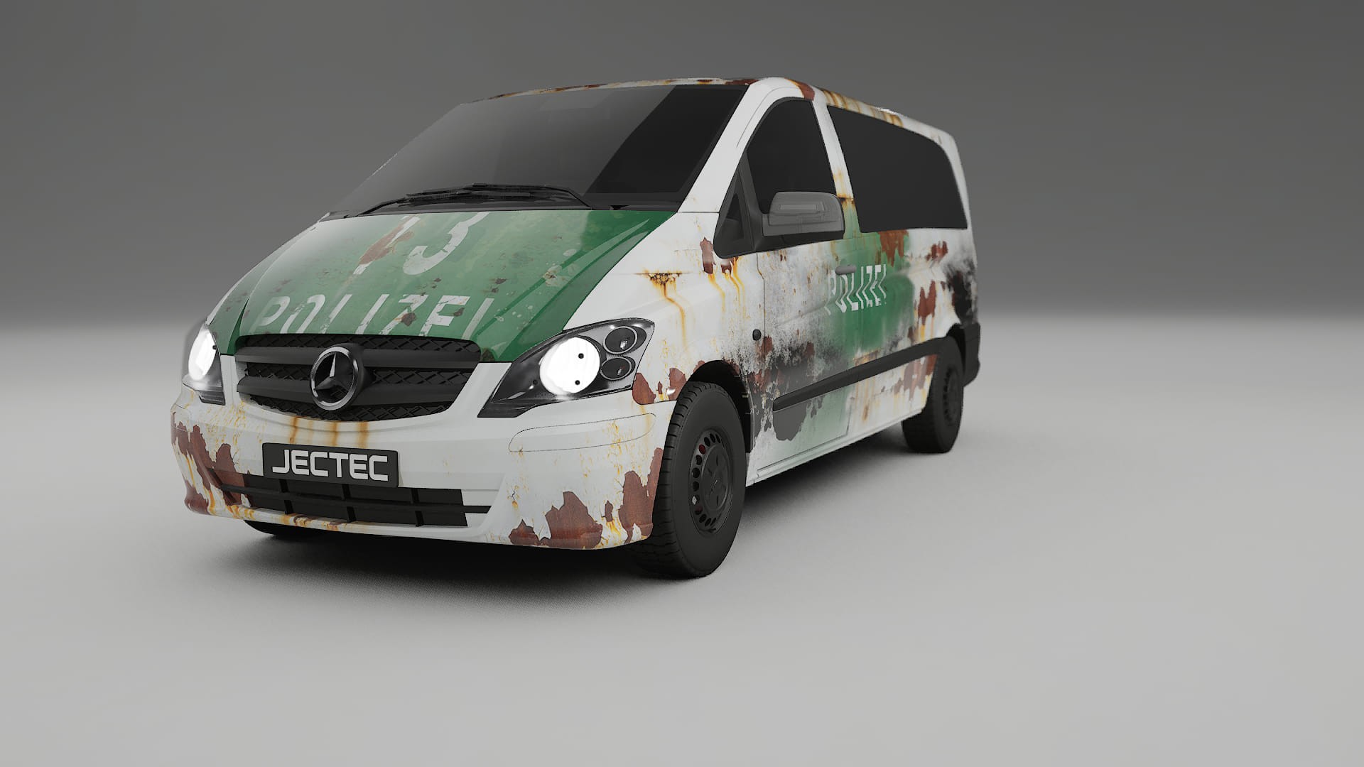 Mercedes Vito Short W639 facelift LCI COBRA 11 – Kit Wrap PPF Personalizado em Filme de Poliuretano Imprimível