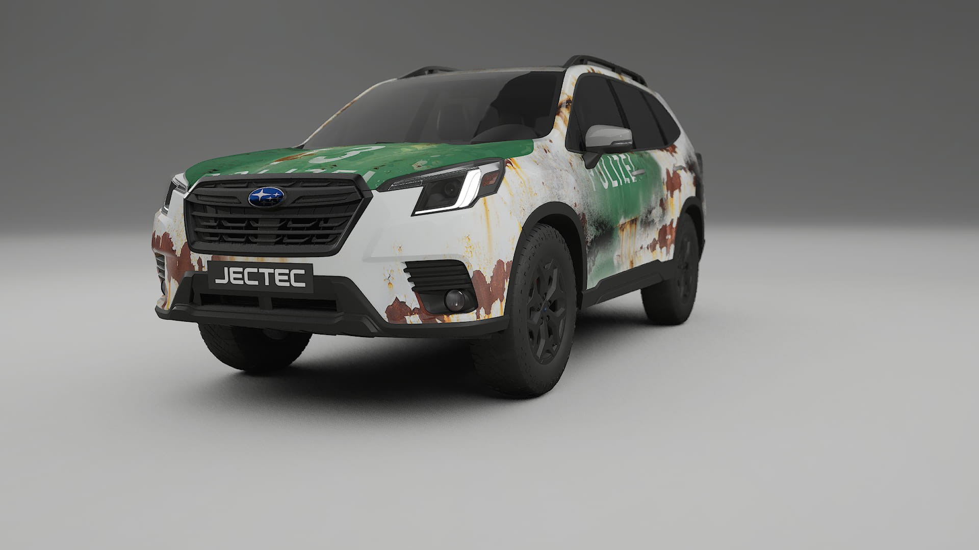 Subaru Forester V SK facelift LCI COBRA 11 – Kit Wrap PPF Personalizado em Filme de Poliuretano Imprimível