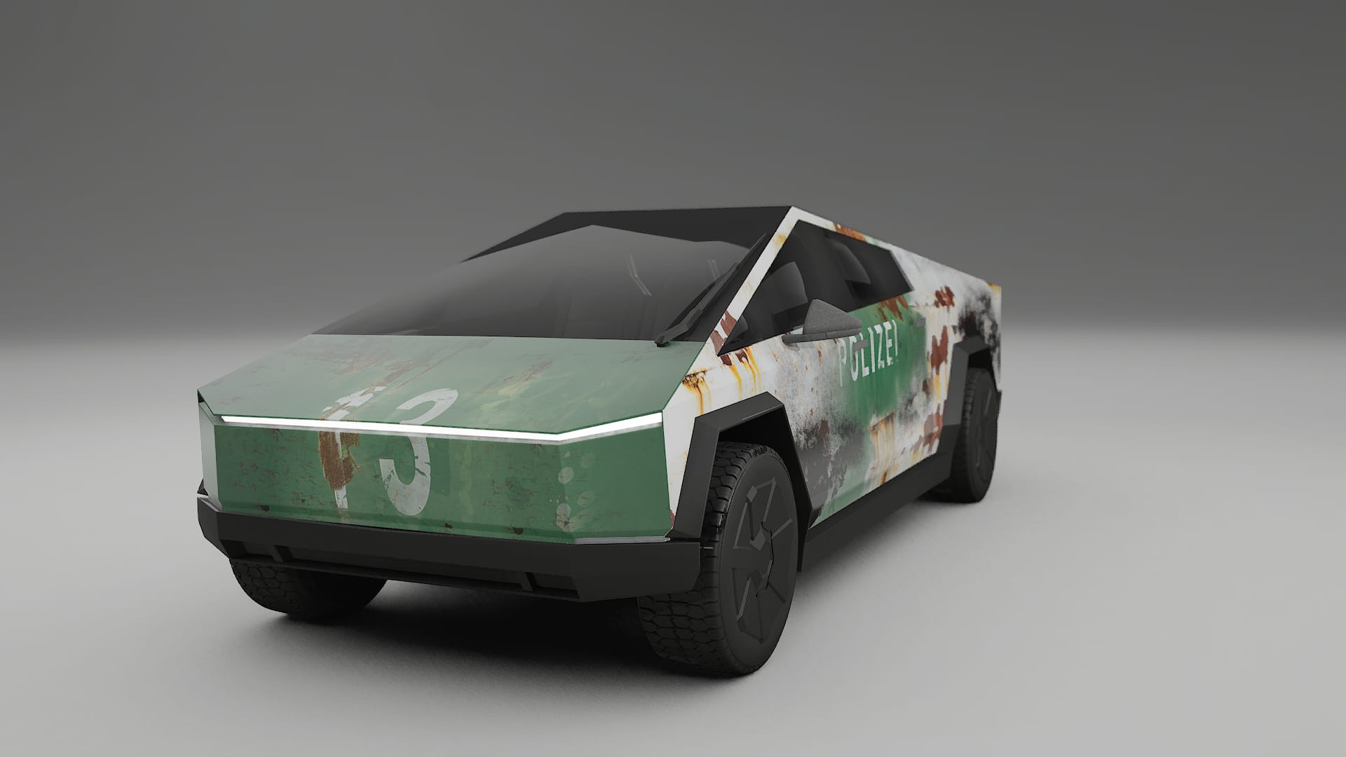 Tesla Cybertruck COBRA 11 – Kit Wrap PPF Personalizado em Filme de Poliuretano Imprimível