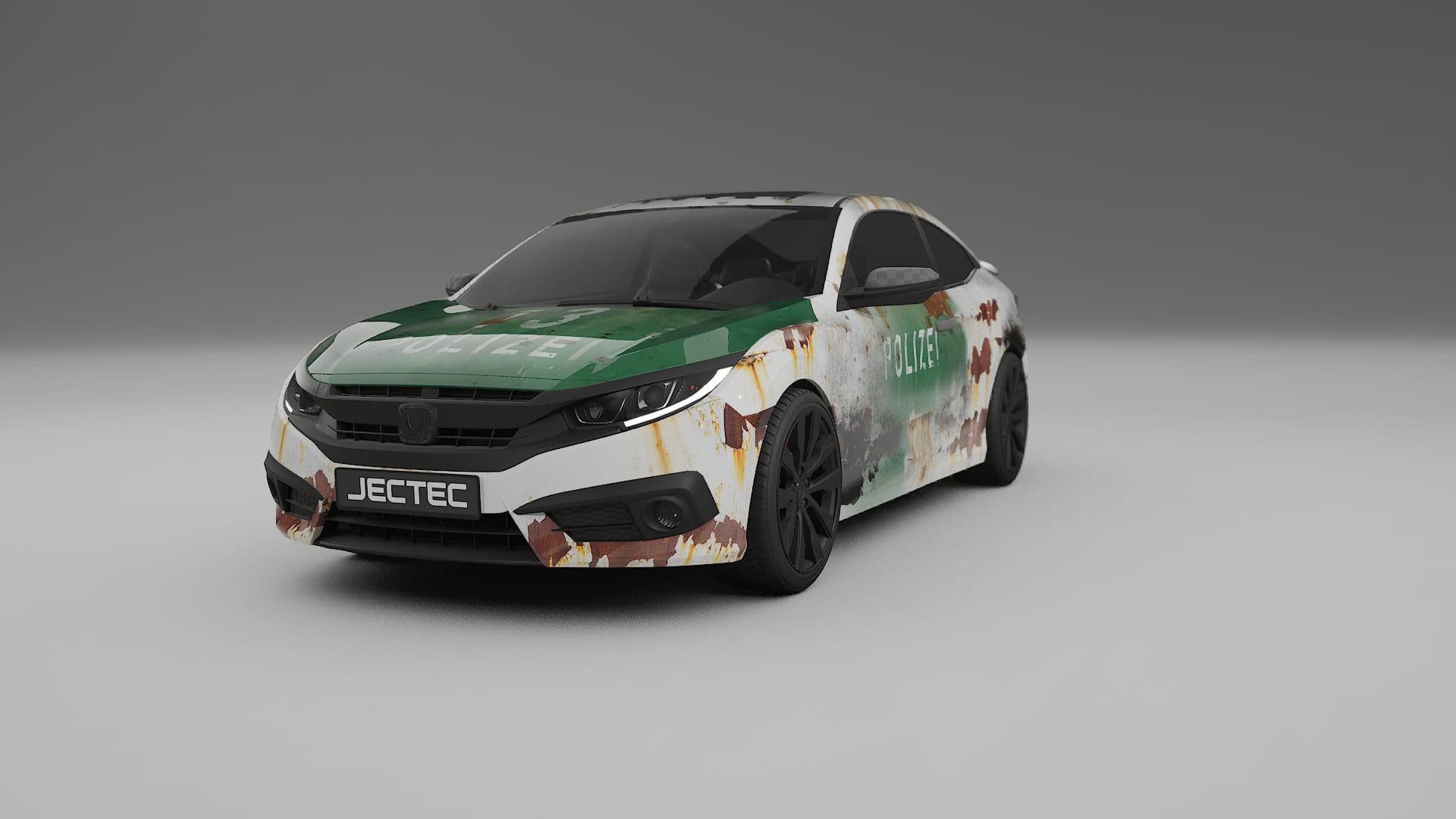 Honda Civic coupe prefacelift pre-LCI COBRA 11 – Kit Wrap PPF Personalizado em Filme de Poliuretano Imprimível
