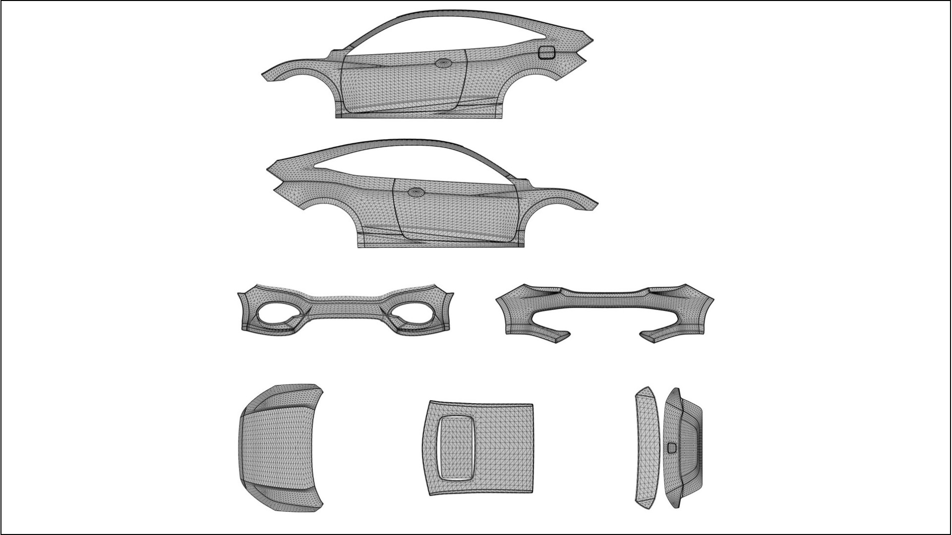 Honda Civic coupe prefacelift pre-LCI COBRA 11 – Kit Wrap PPF Personalizado em Filme de Poliuretano Imprimível