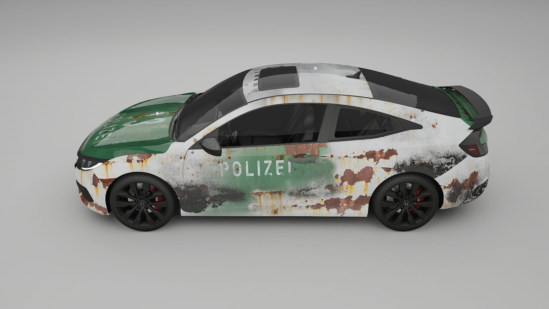 Honda Civic coupe prefacelift pre-LCI COBRA 11 – Kit Wrap PPF Personalizado em Filme de Poliuretano Imprimível