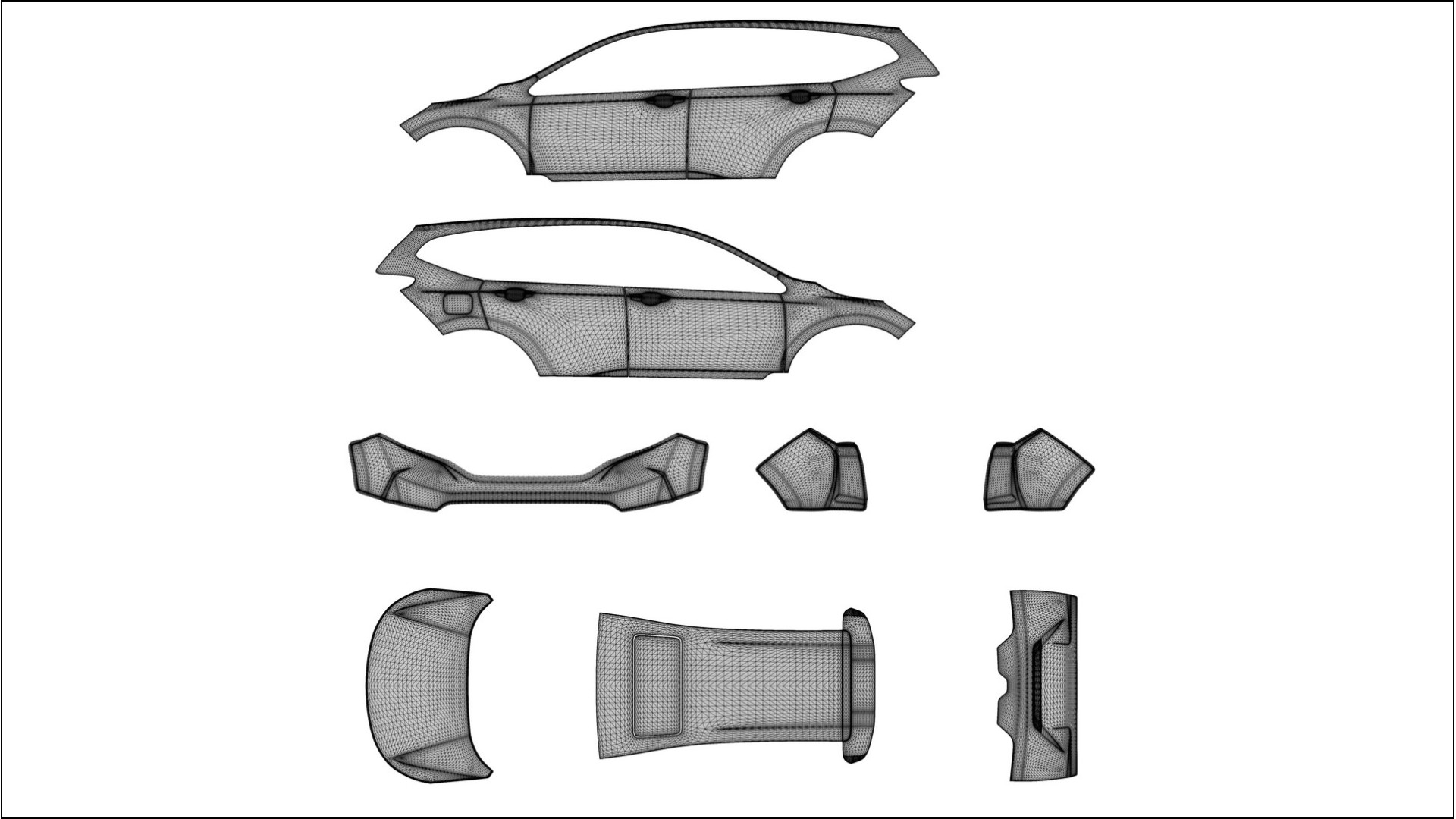 Honda CRV Touring prefacelift pre-LCI COBRA 11 – Kit Wrap PPF Personalizado em Filme de Poliuretano Imprimível