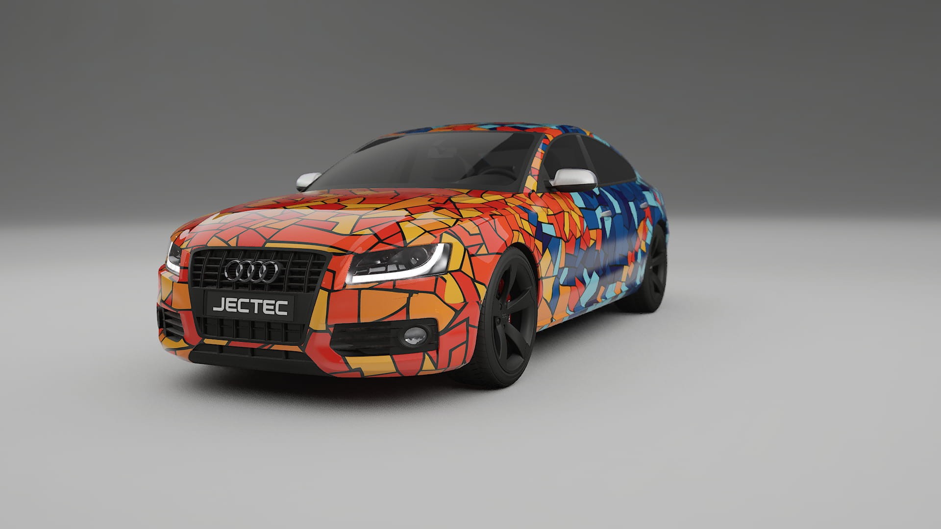 Audi A5 8T Sportback prefacelift pre-LCI BARCELONA – Kit Wrap PPF Personalizado em Filme de Poliuretano Imprimível