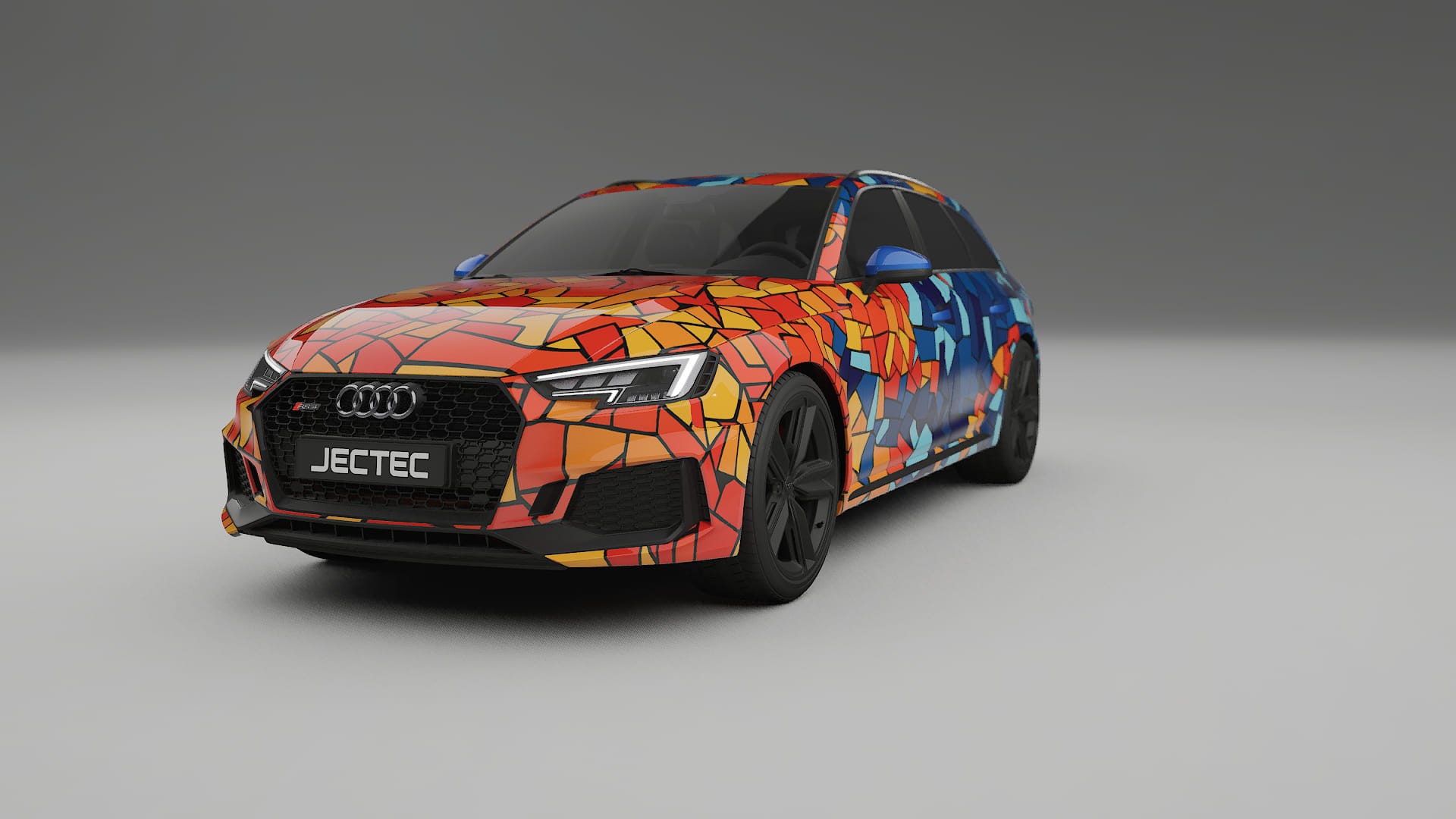 Audi RS4 Avant B9 prefacelift pre-LCI BARCELONA – Kit Wrap PPF Personalizado em Filme de Poliuretano Imprimível