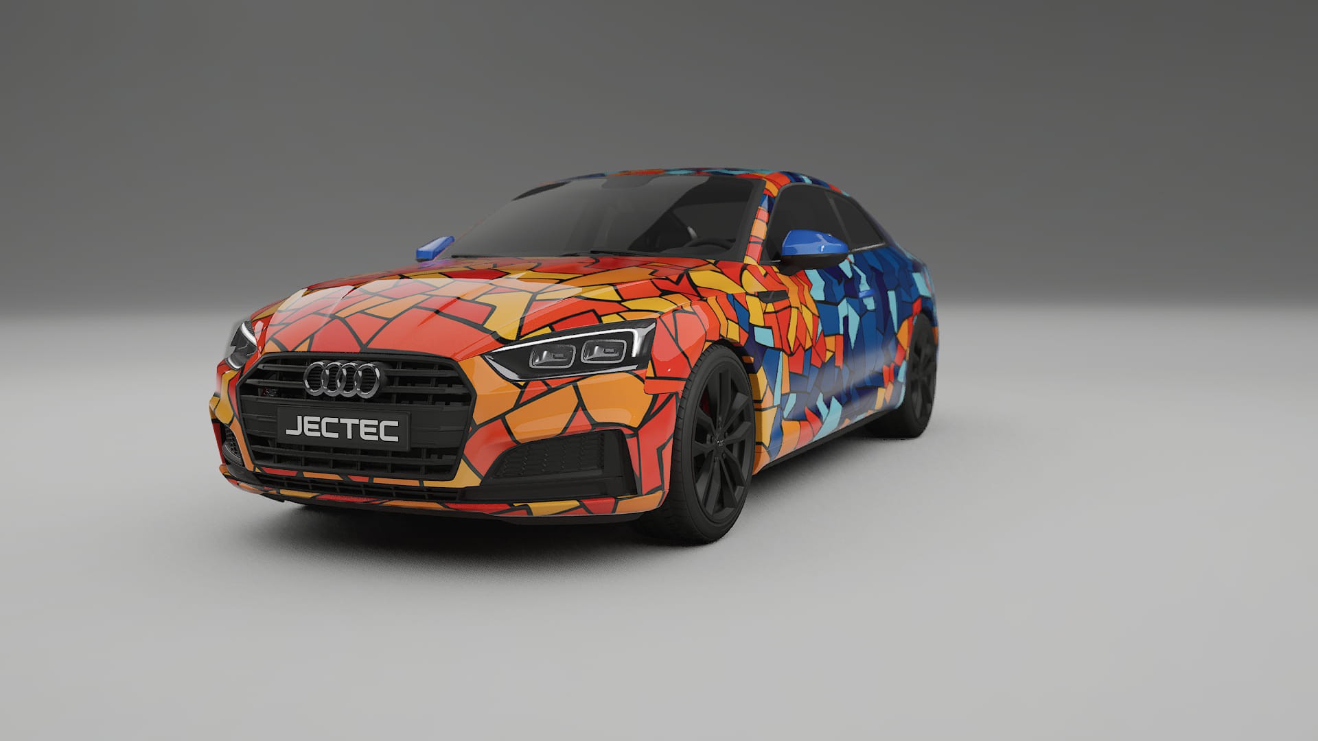 Audi S5 B9 prefacelift pre-LCI BARCELONA – Kit Wrap PPF Personalizado em Filme de Poliuretano Imprimível
