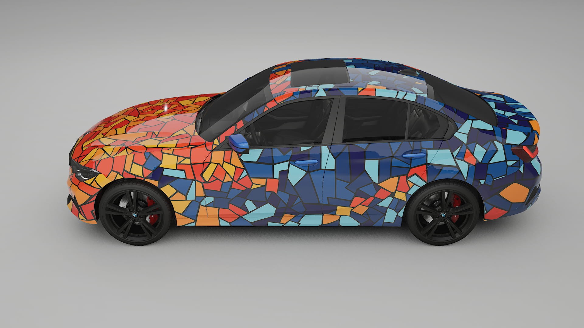 BMW 3 G20 prefacelift pre-LCI BARCELONA – Kit Wrap PPF Personalizado em Filme de Poliuretano Imprimível