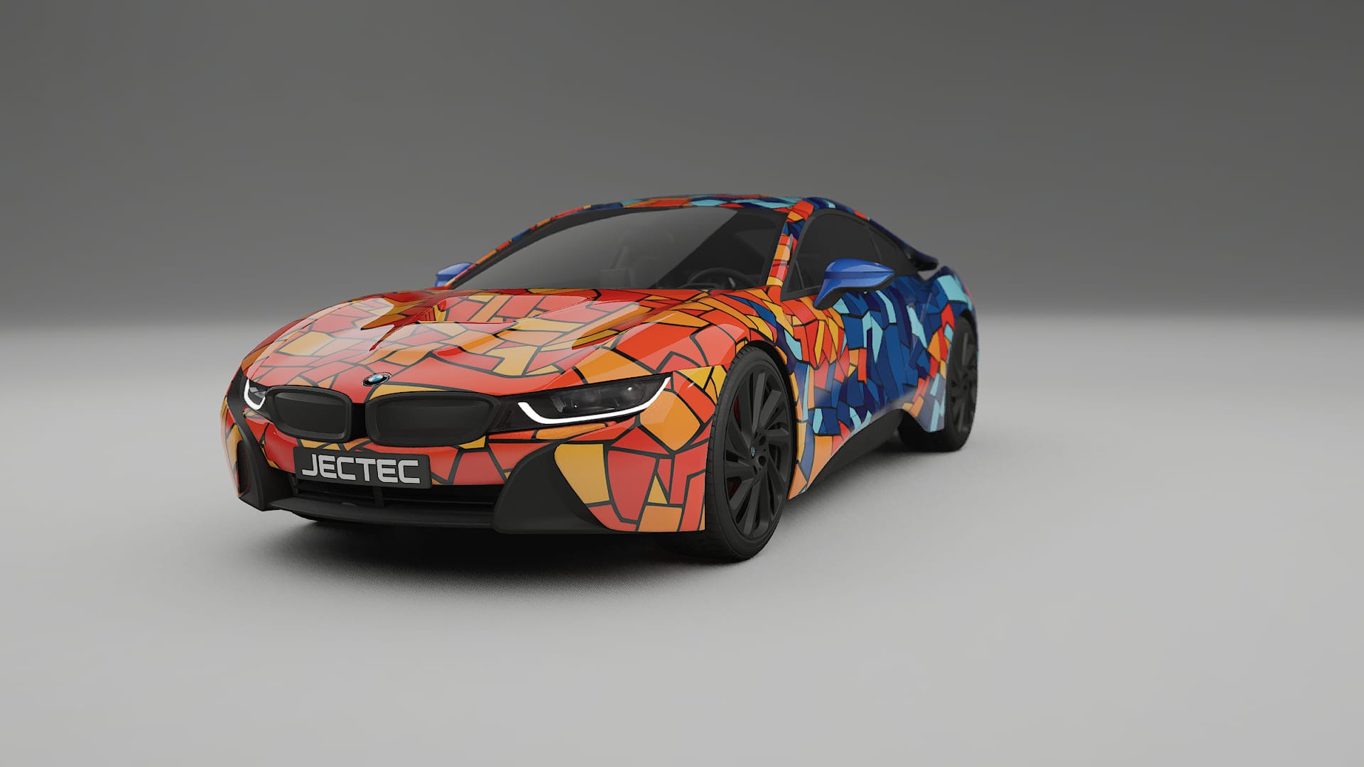 BMW I8 I12 BARCELONA – Kit Wrap PPF Personalizado em Filme de Poliuretano Imprimível