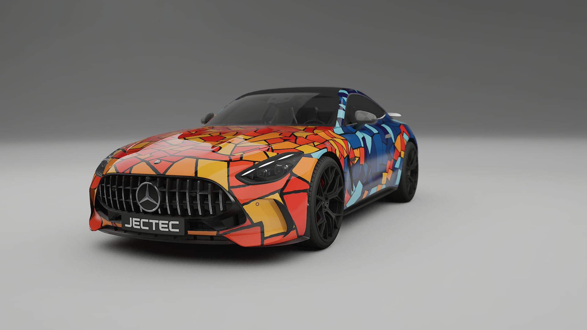 Mercedes AMG GT Coupe C192 BARCELONA – Kit Wrap PPF Personalizado em Filme de Poliuretano Imprimível